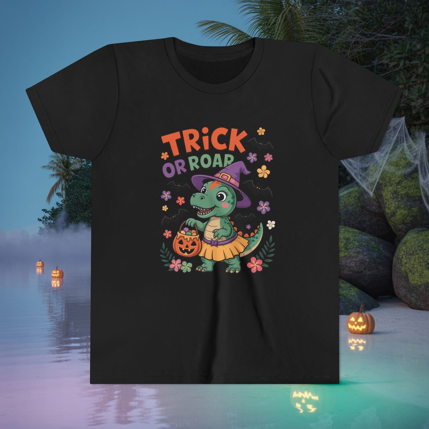 Trick or Roar Kids Tee