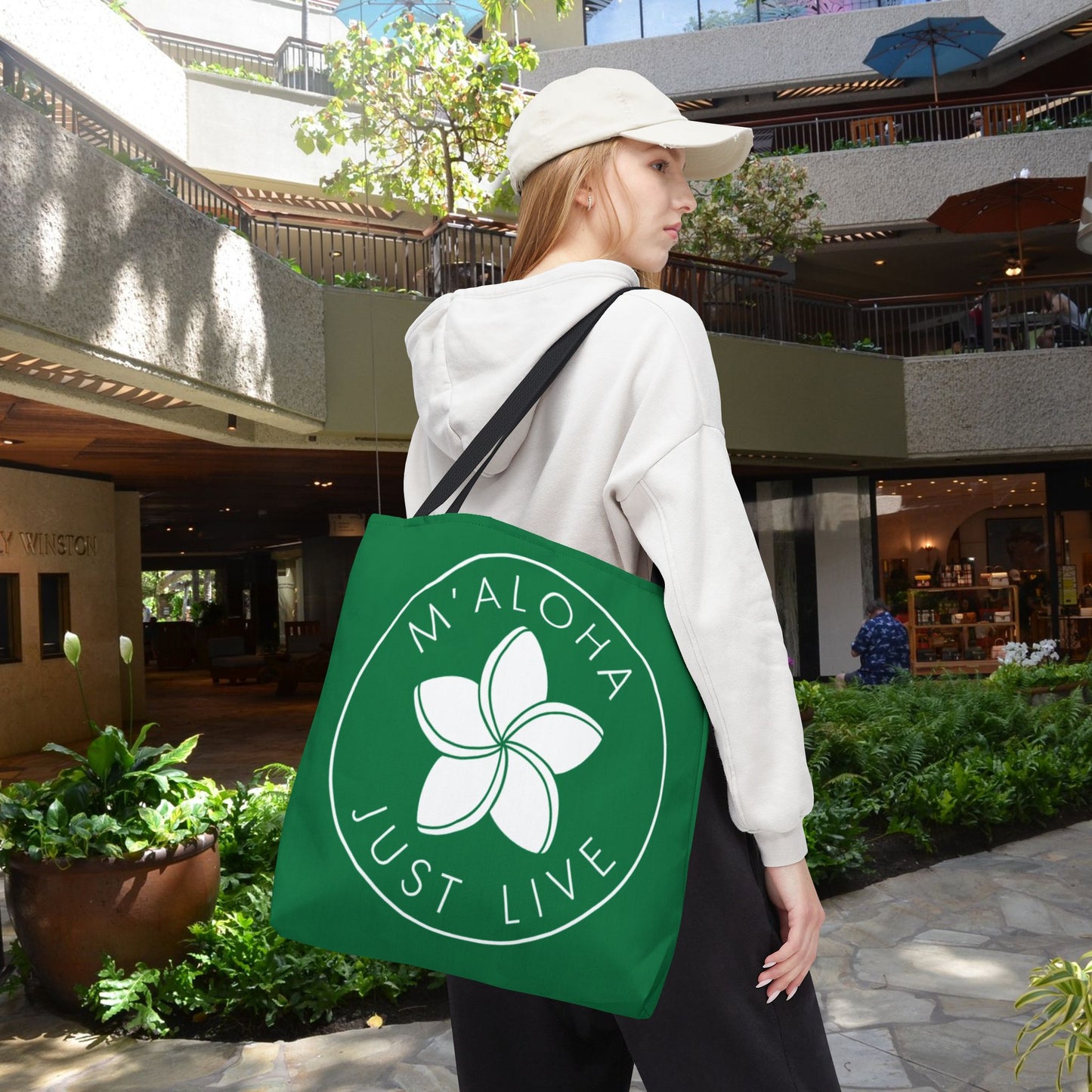 M'Aloha green Eco Bag