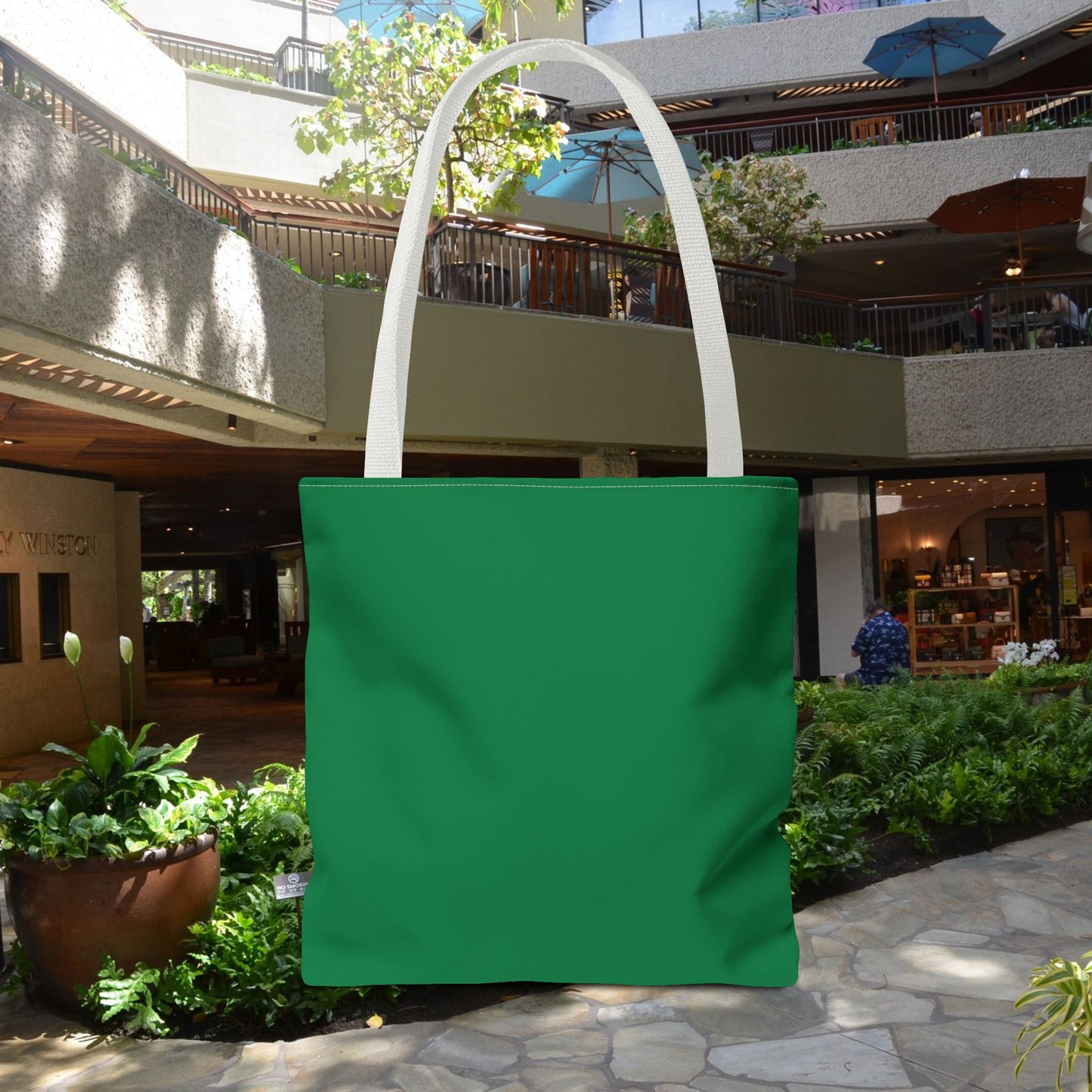 M'Aloha green Eco Bag
