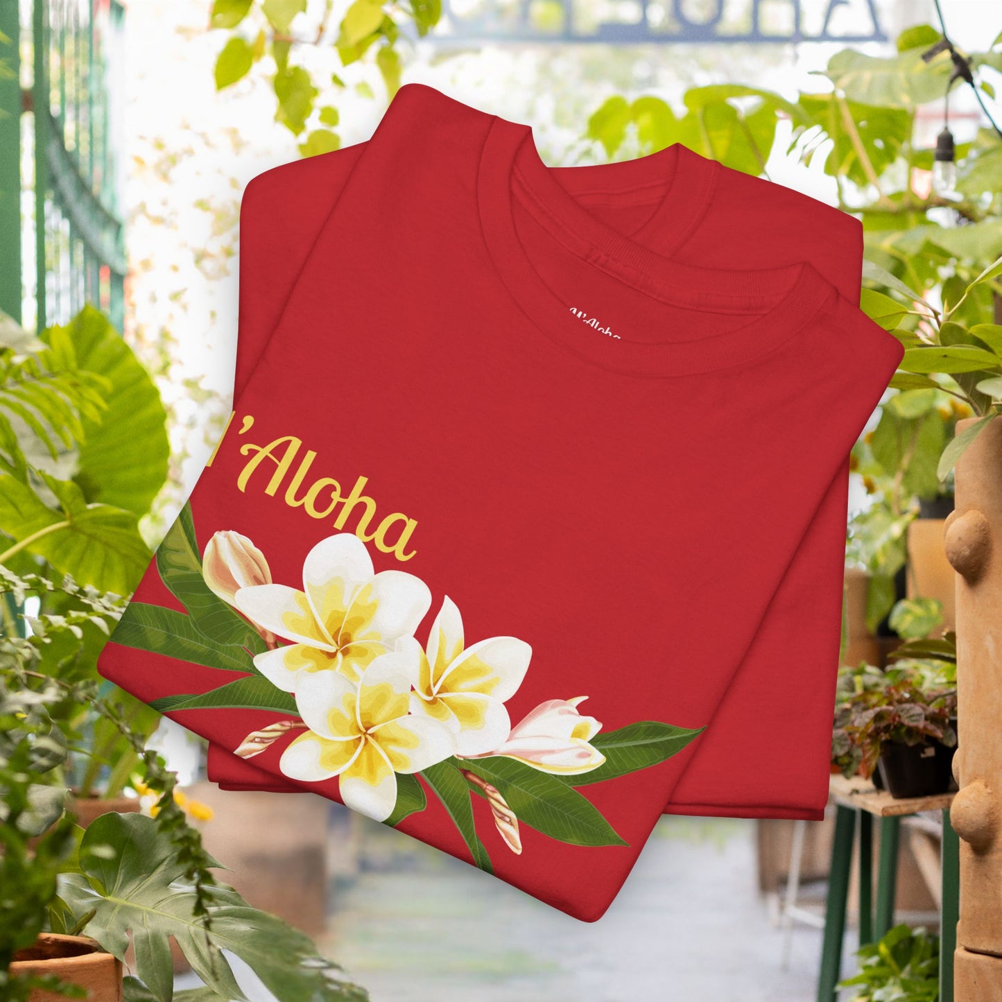 M'Aloha Flowers Woman T-Shirt