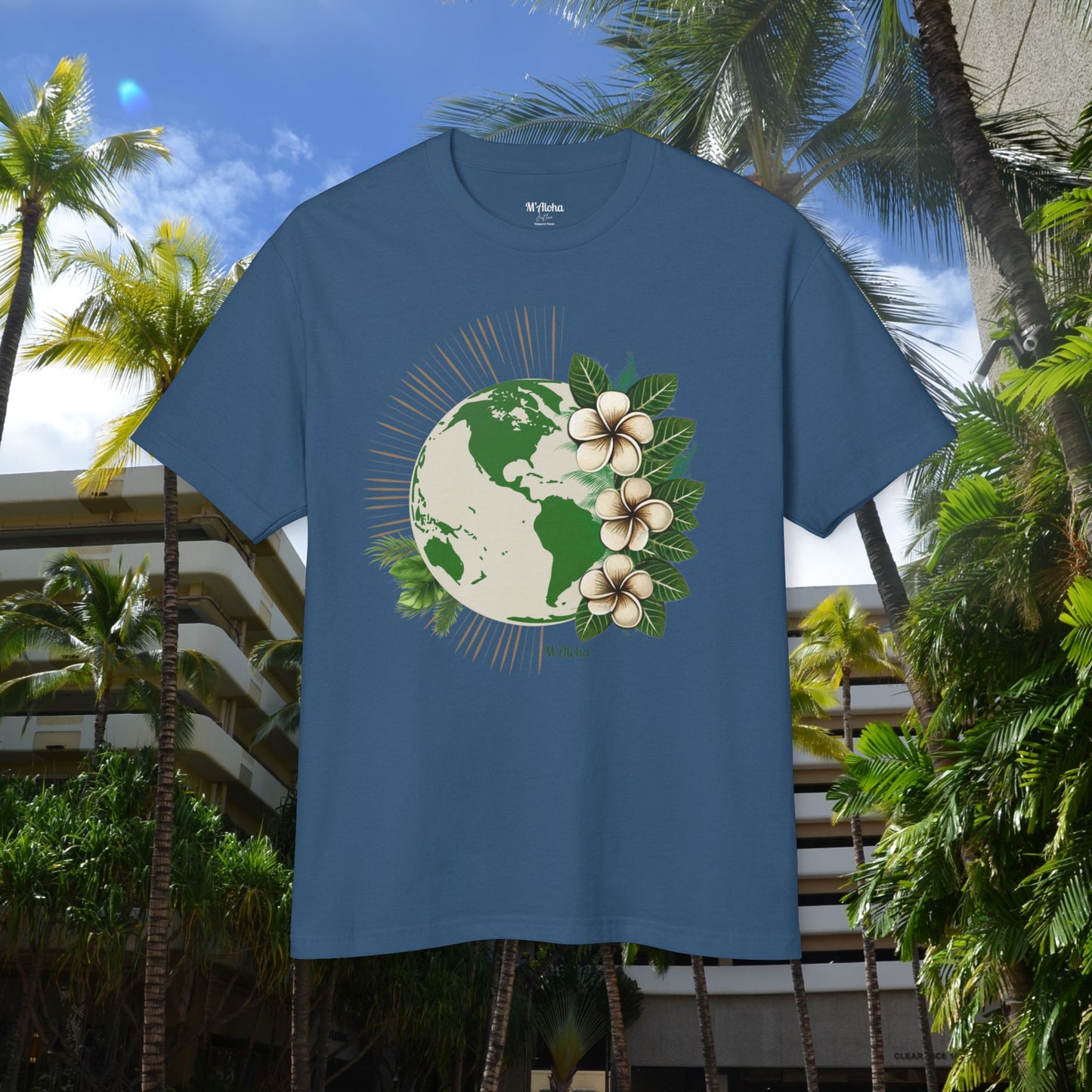 M'Aloha green Earth Unisex-T-Shirt