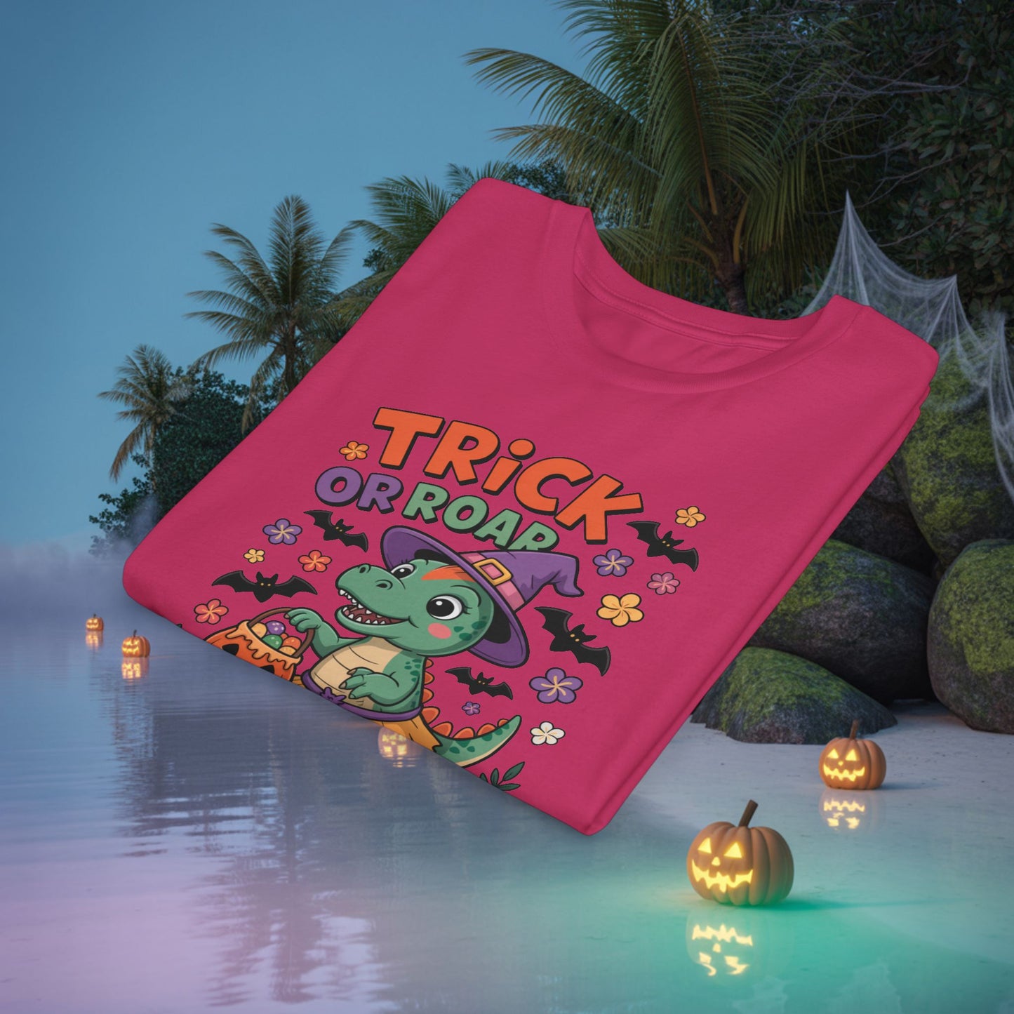 Trick or Roar Kids Tee