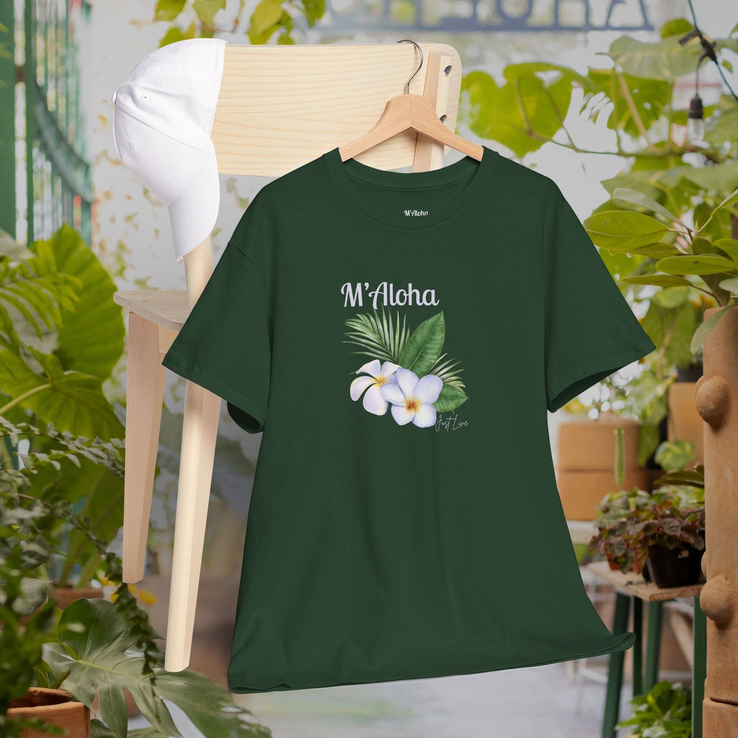 M'Aloha Flowers Woman T-Shirt