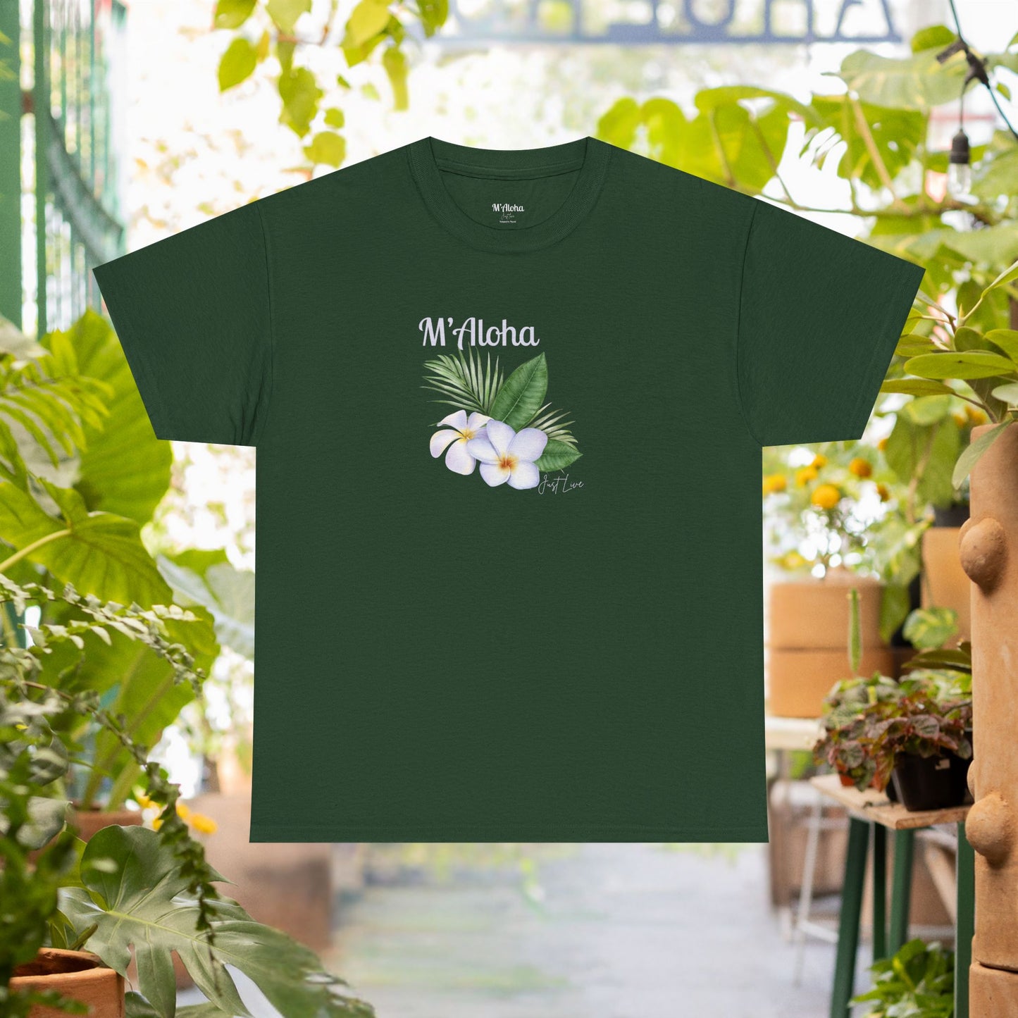 M'Aloha Flowers Woman T-Shirt