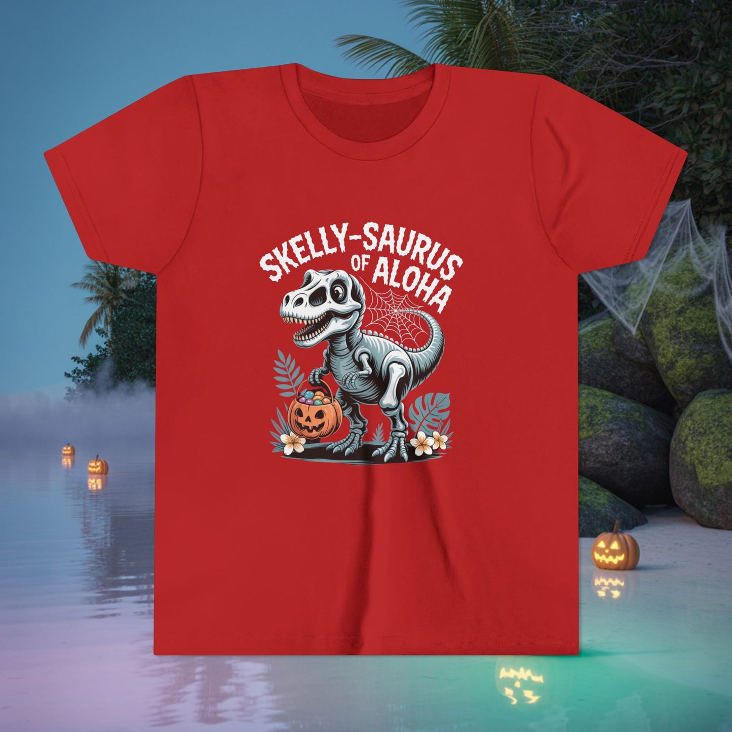 Skelly-Saurus of Aloha Kids Tee