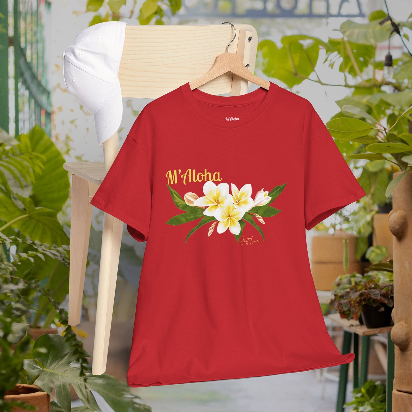 M'Aloha Flowers Woman T-Shirt