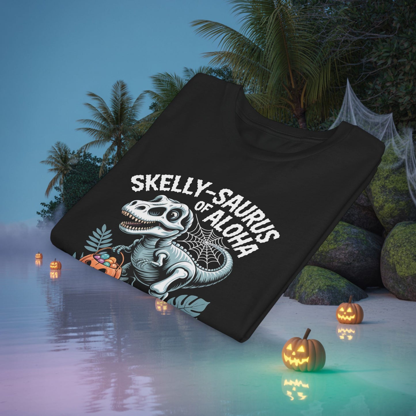 Skelly-Saurus of Aloha Kids Tee