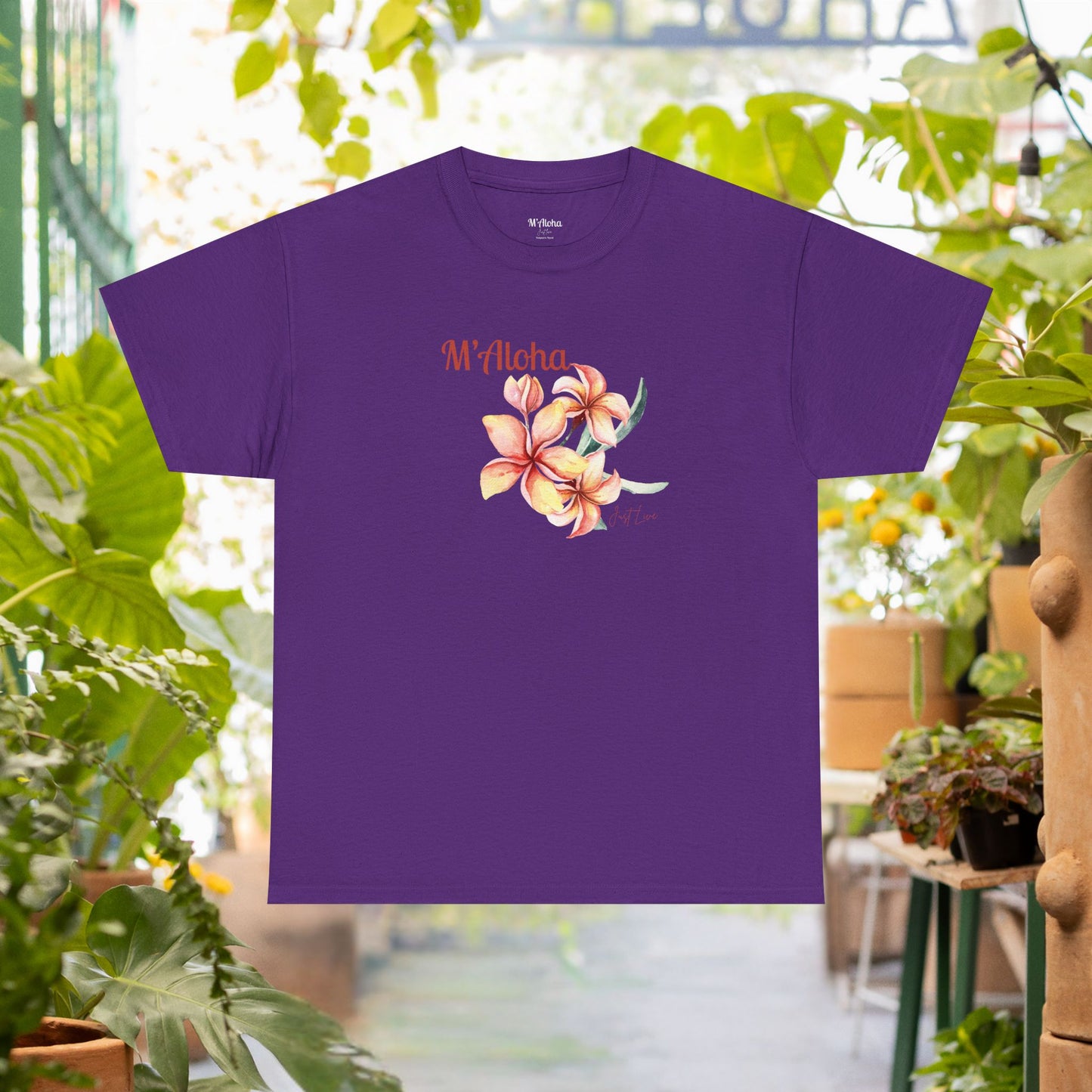 M'Aloha Flowers Woman T-Shirt