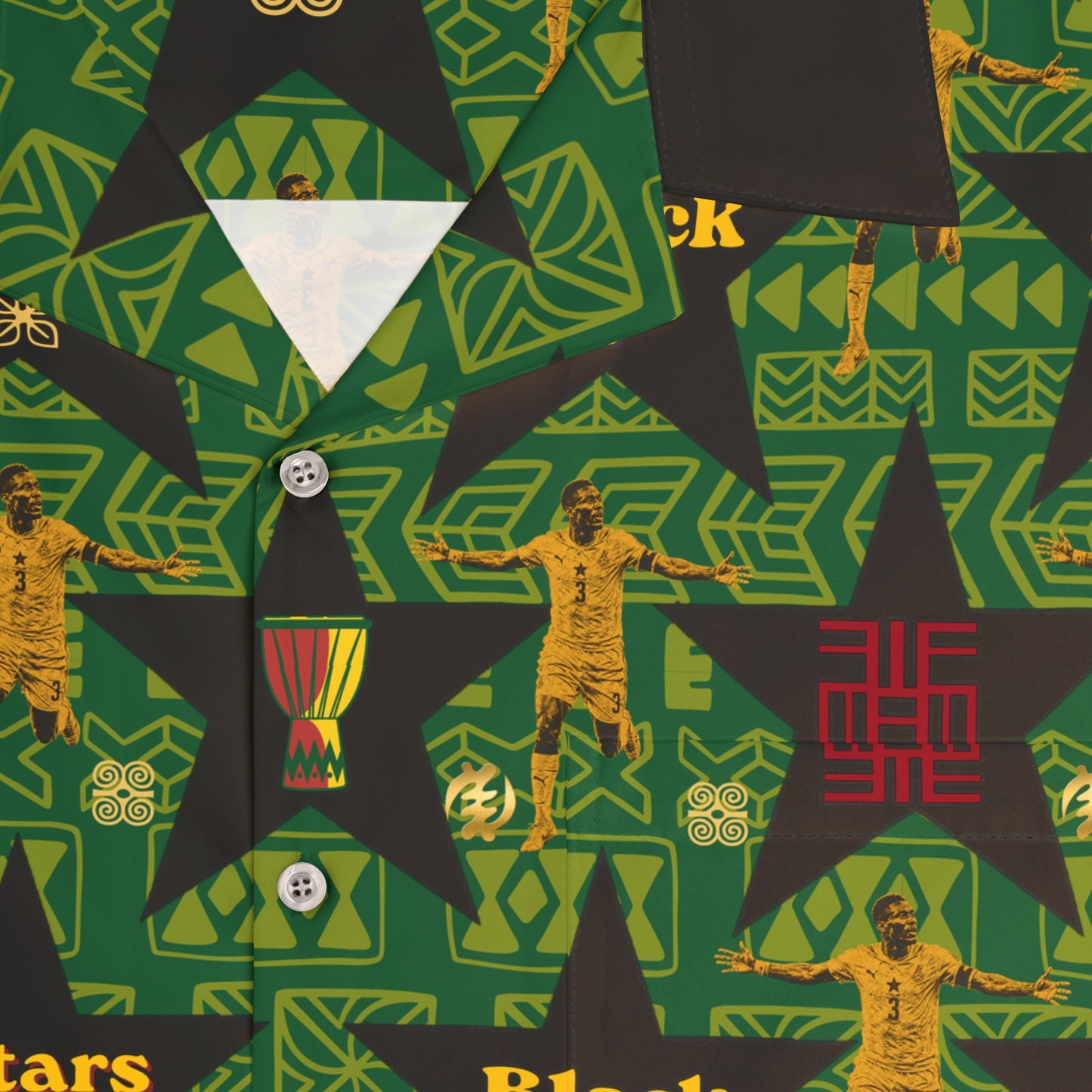 Hawaiian Worldcup Shirt Ghana