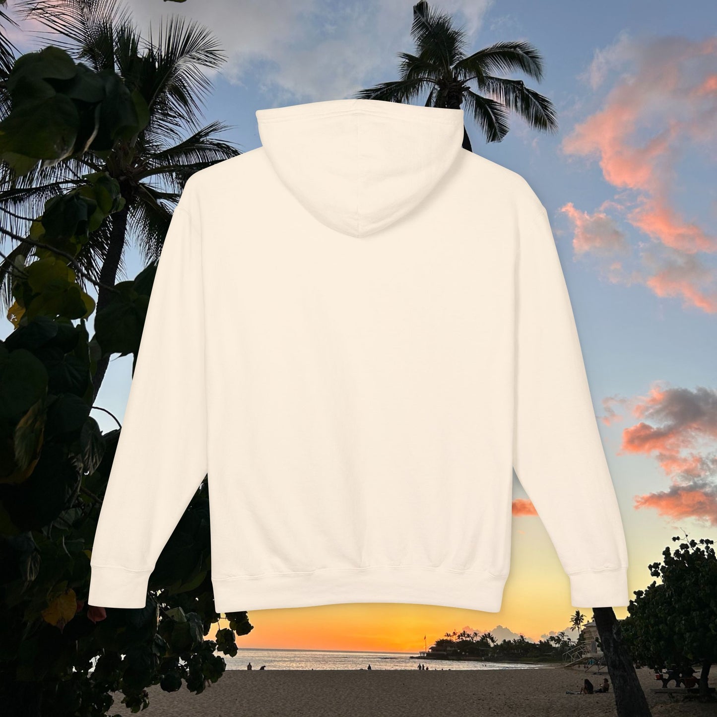 M'Aloha pink Earth Lightweight Hooded Sweatshirt