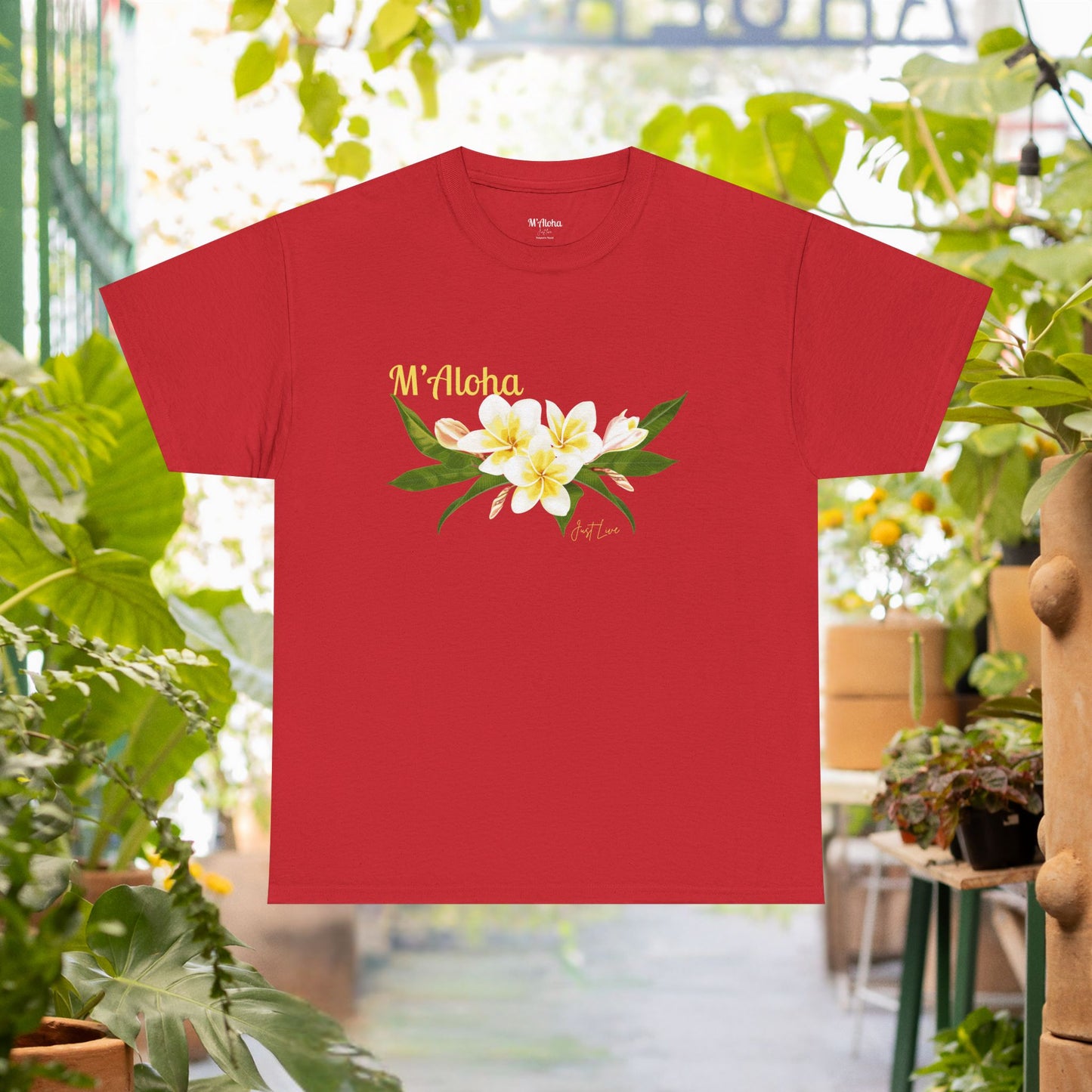 M'Aloha Flowers Woman T-Shirt
