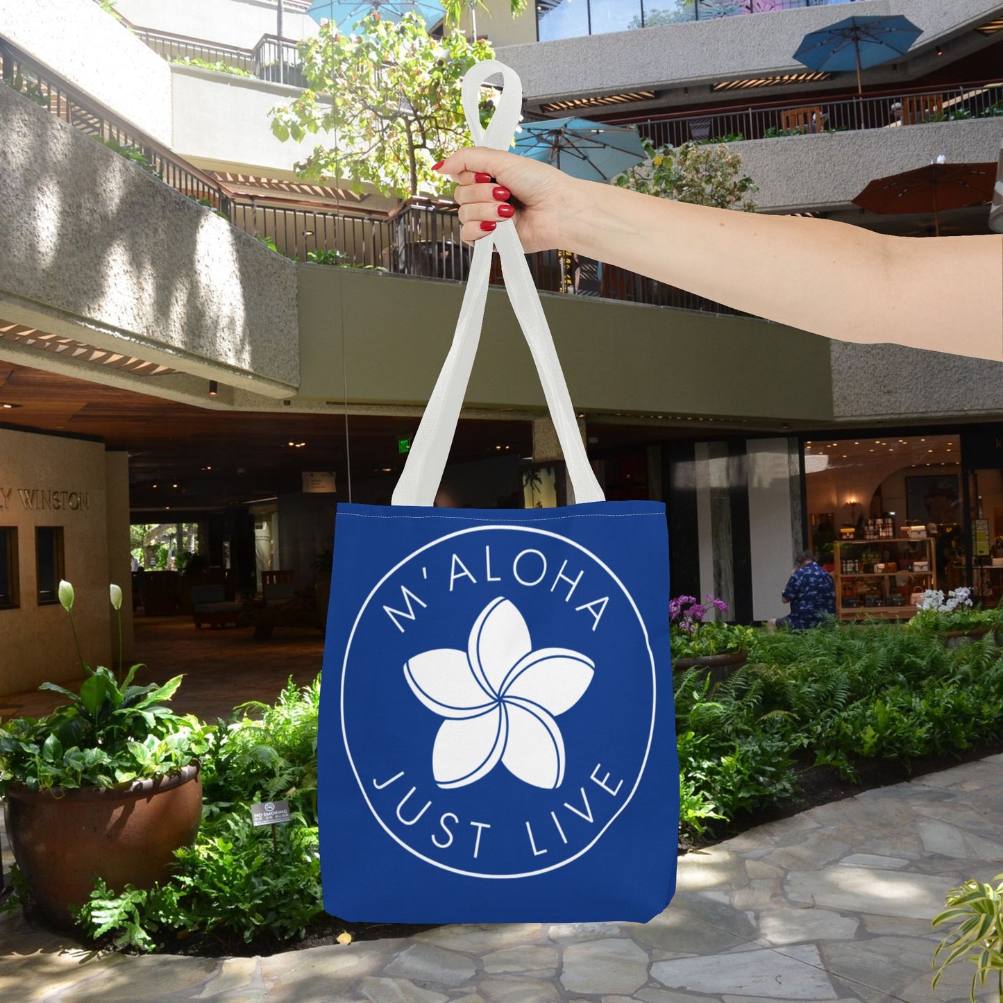 M'Aloha blue Eco Bag