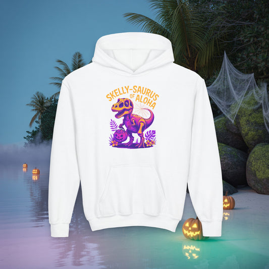 Skelly-Saurus of Aloha Kid Hoodie