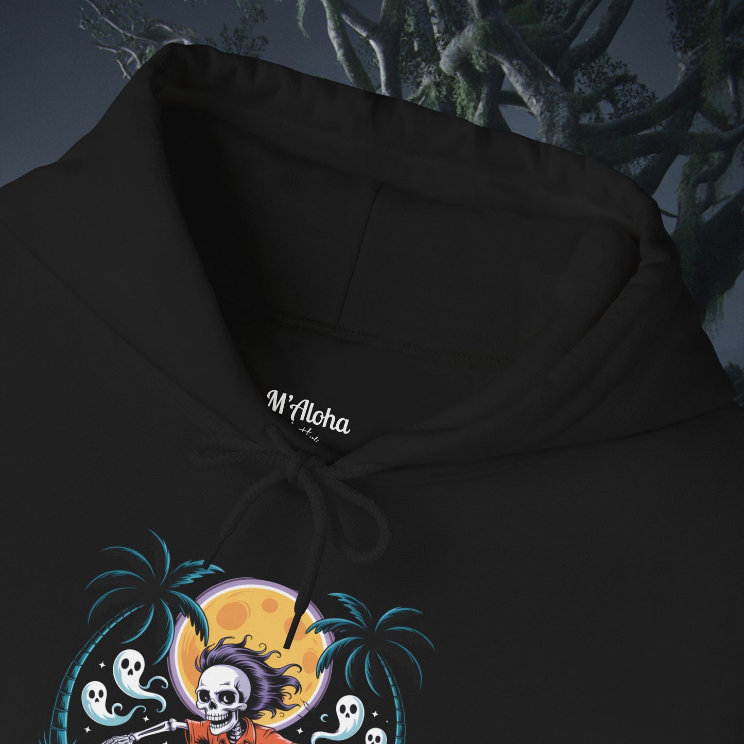 Surfing Skelton Hoodie