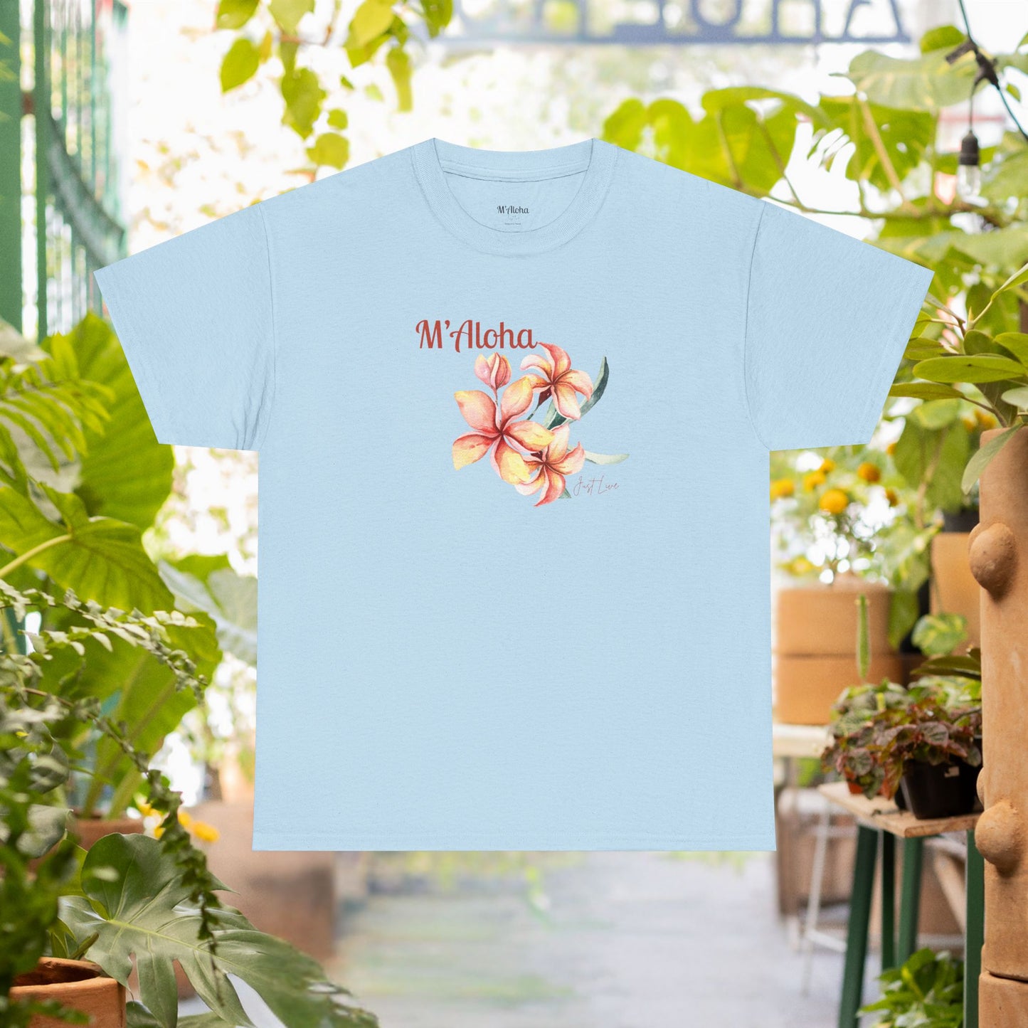 M'Aloha Flowers Woman T-Shirt
