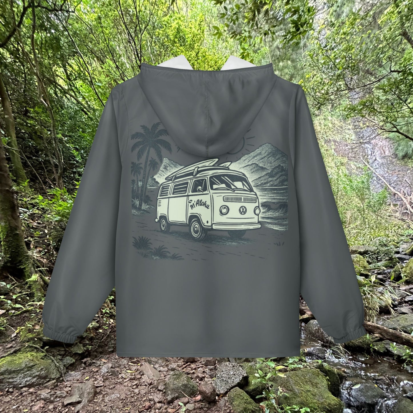 Windbreaker Charcoal Nostalgia