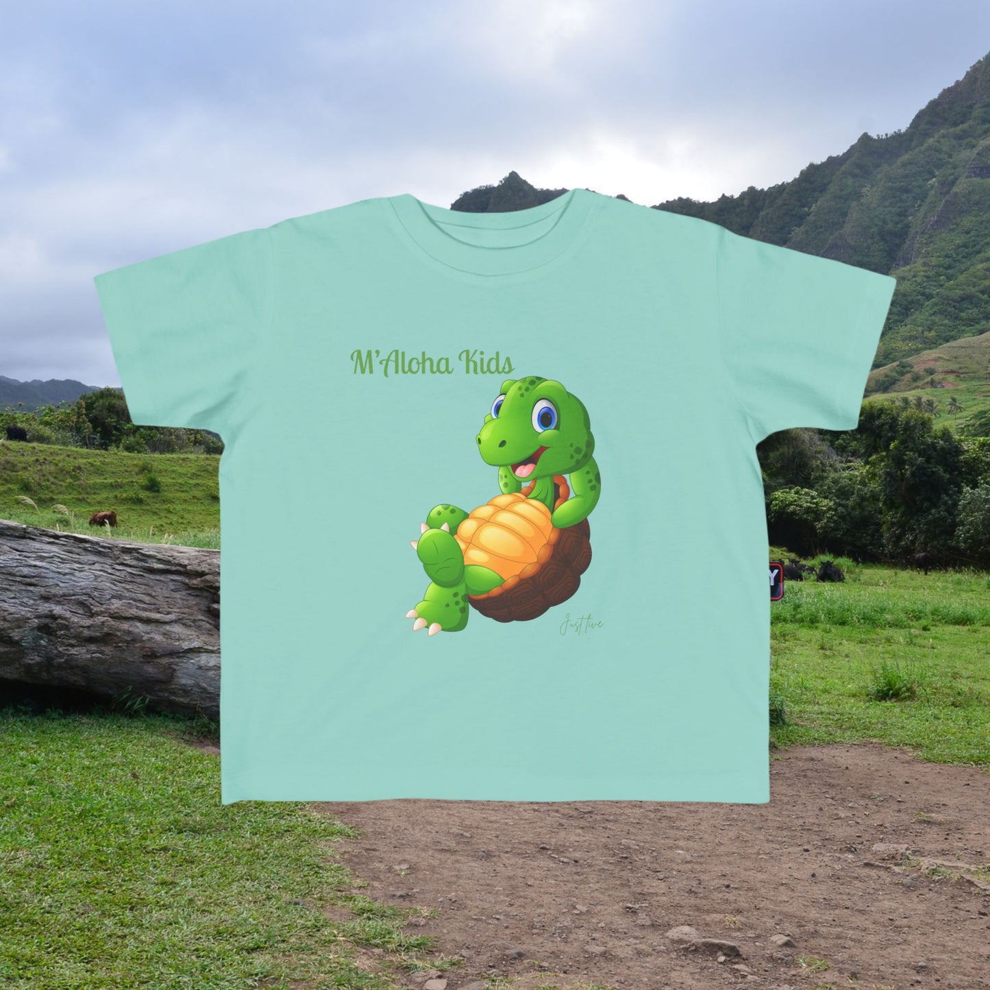 Lani the relaxed Turtle Toddler T-Shirt