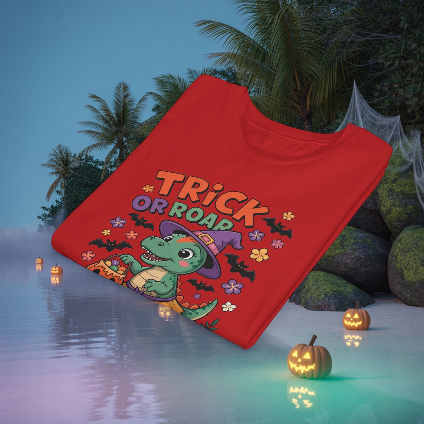 Trick or Roar Kids Tee