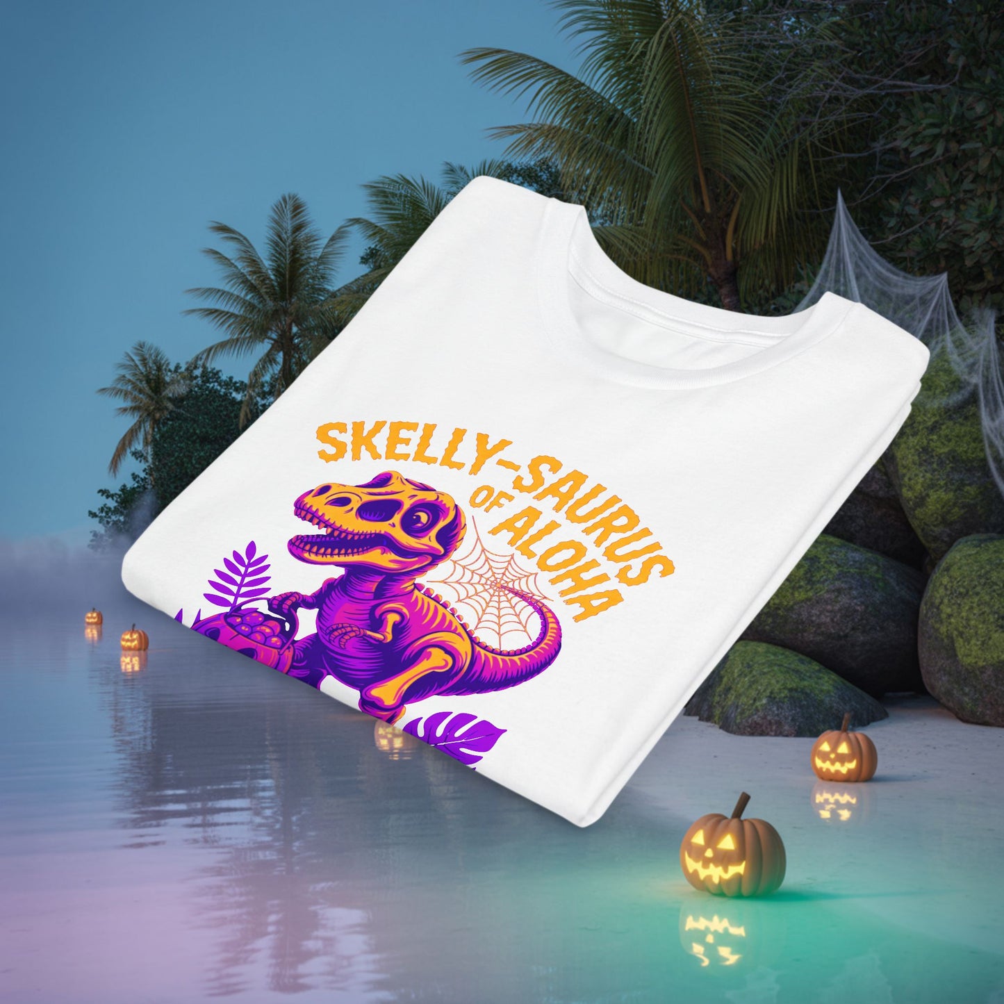 Skelly-Saurus of Aloha Kids Tee