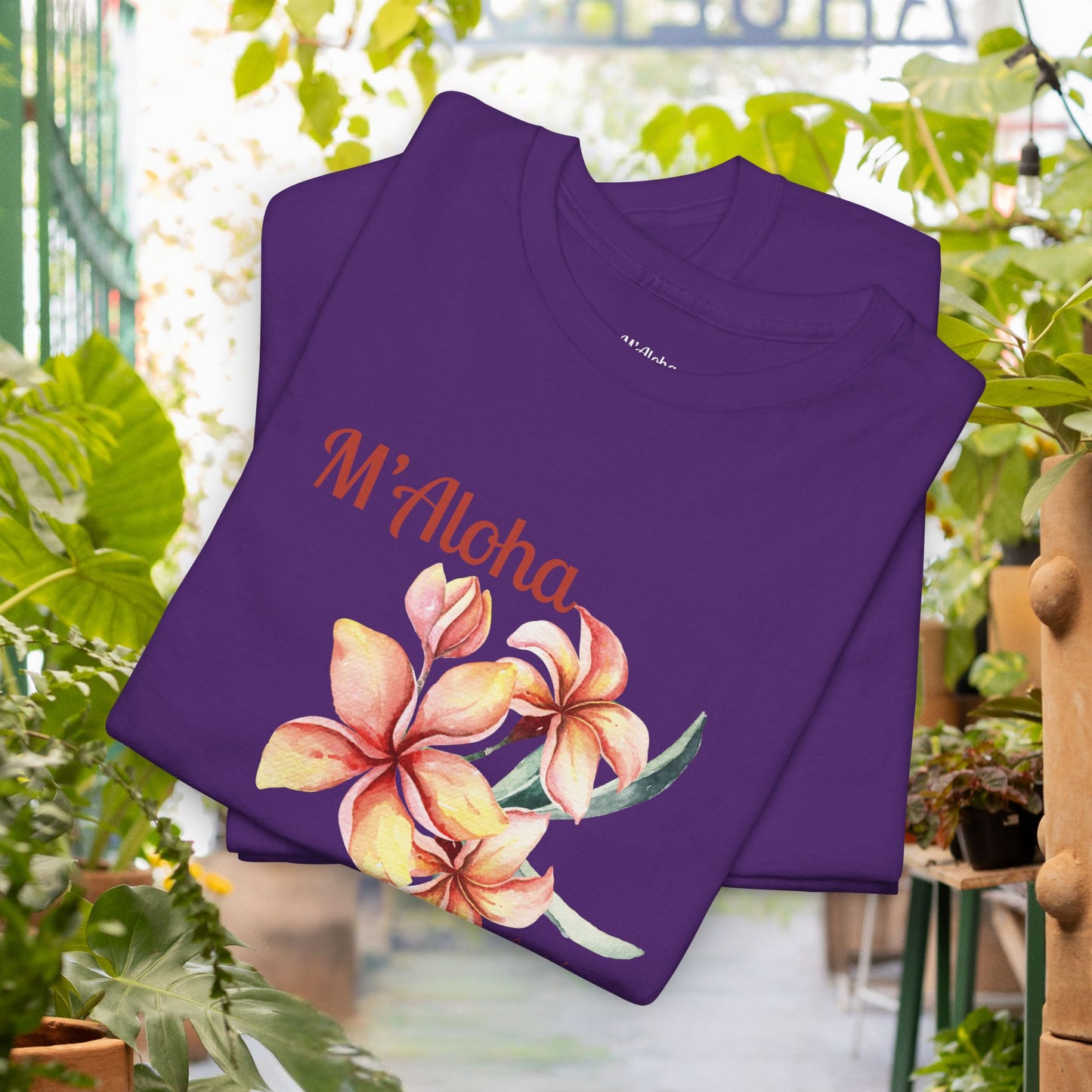 M'Aloha Flowers Woman T-Shirt