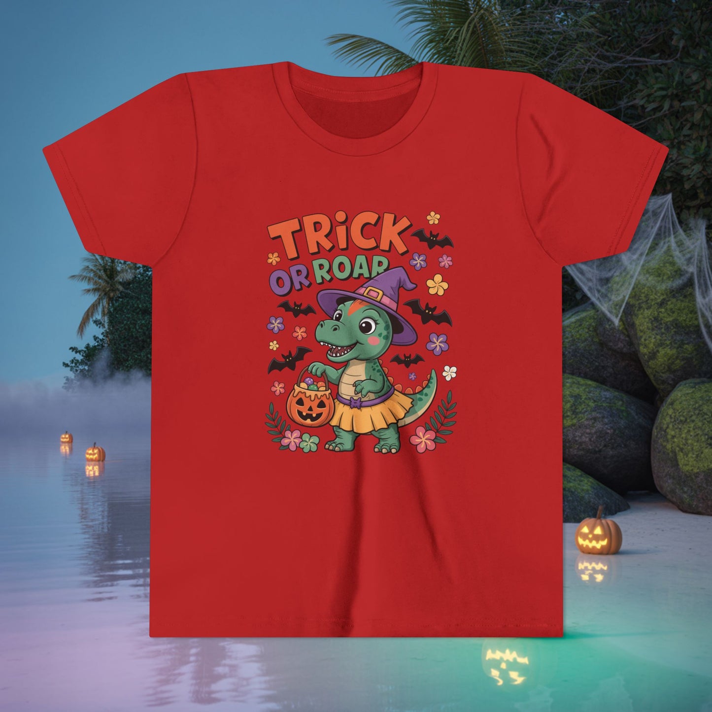 Trick or Roar Kids Tee