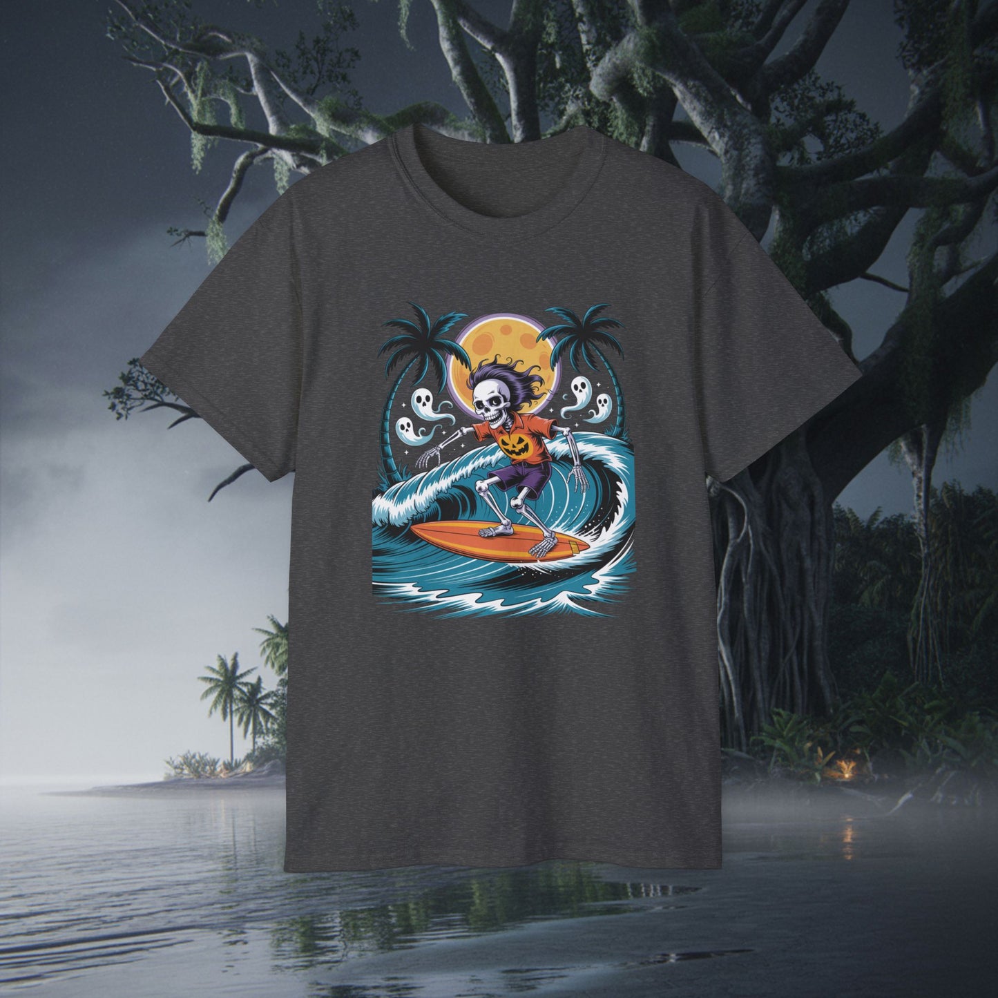 Surfing Skelton Tee