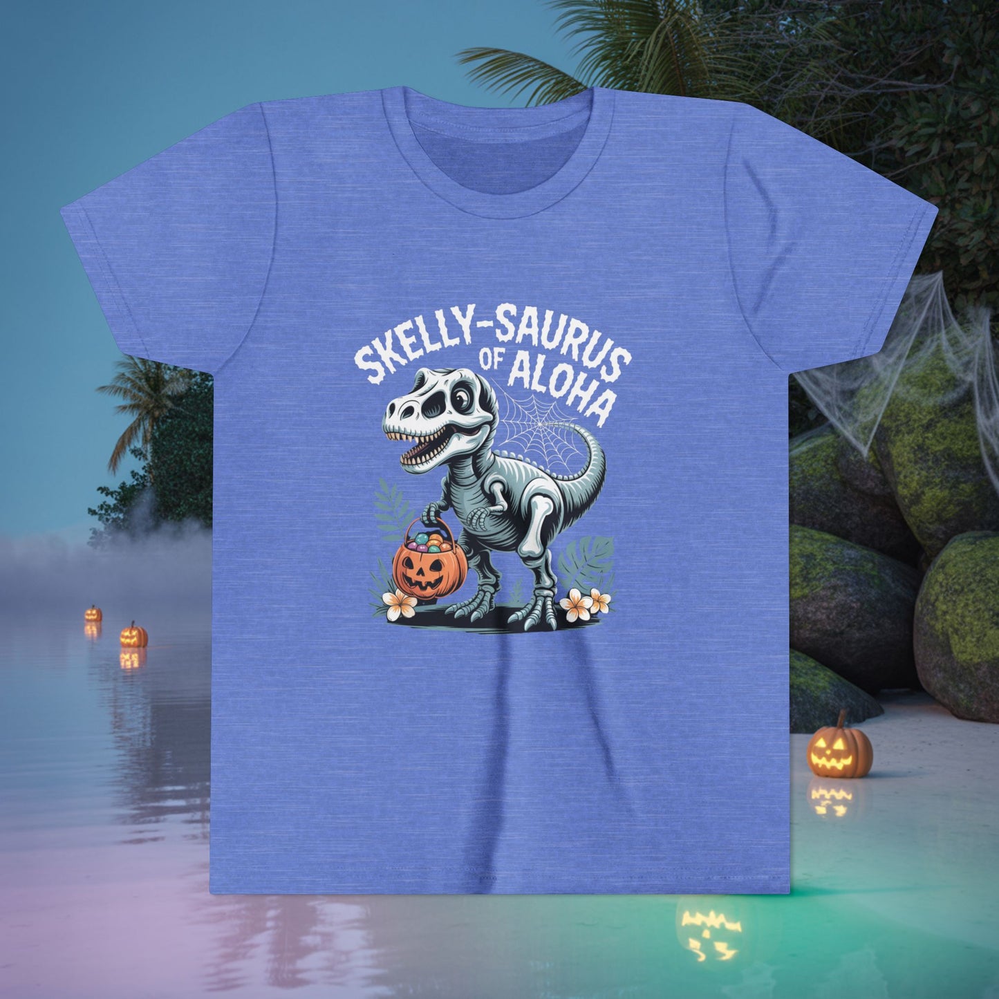 Skelly-Saurus of Aloha Kids Tee