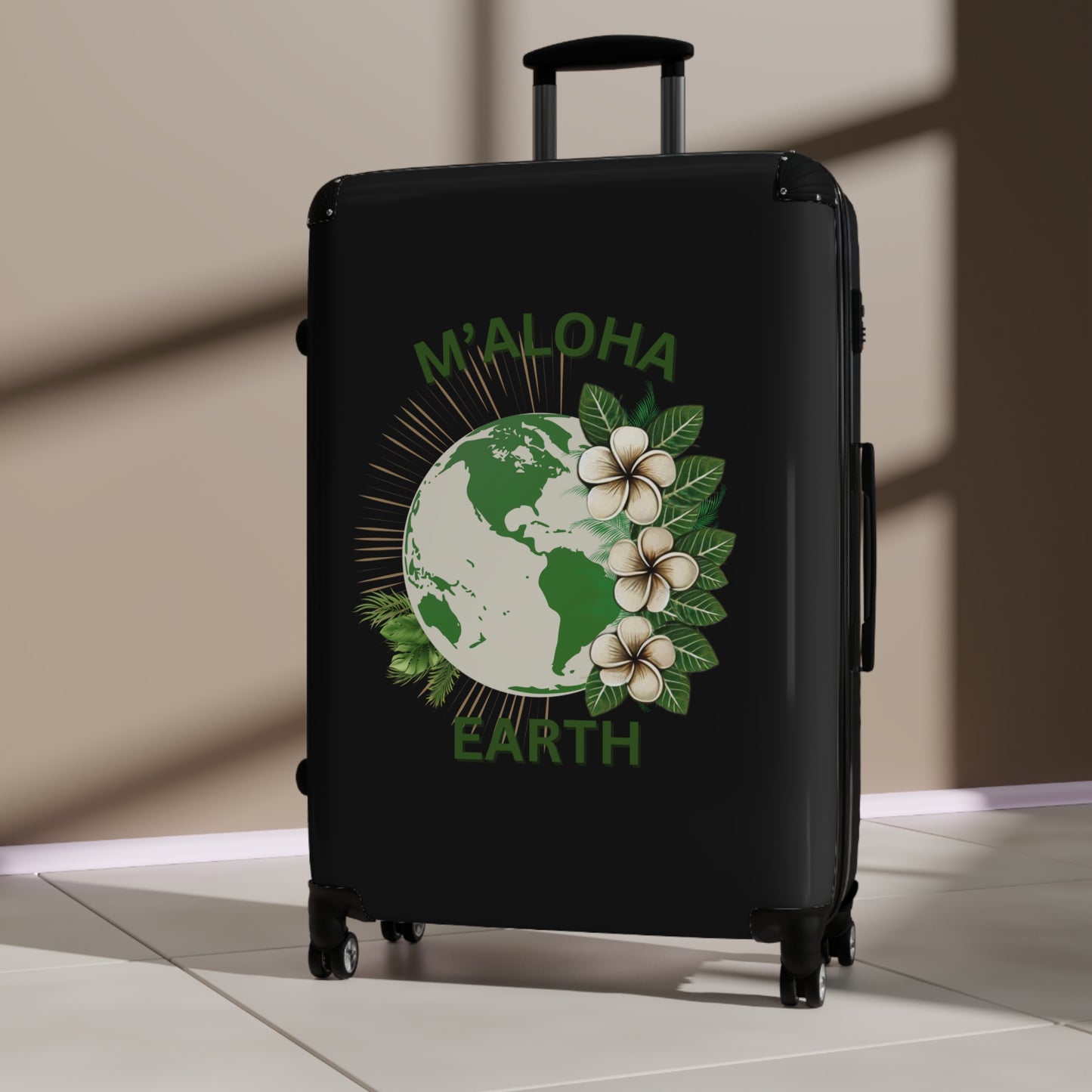 M'Aloha Earth black Suitcase