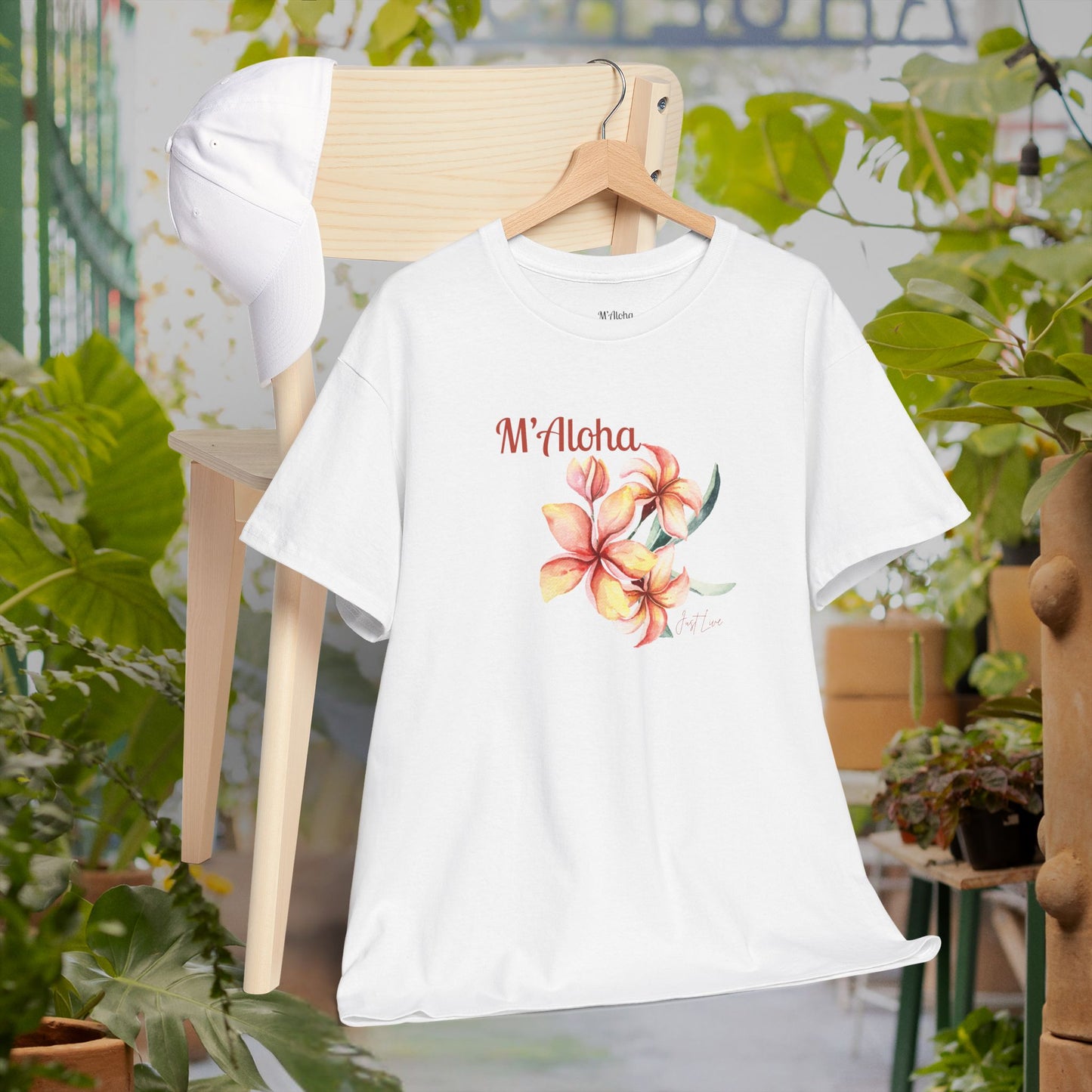 M'Aloha Flowers Woman T-Shirt