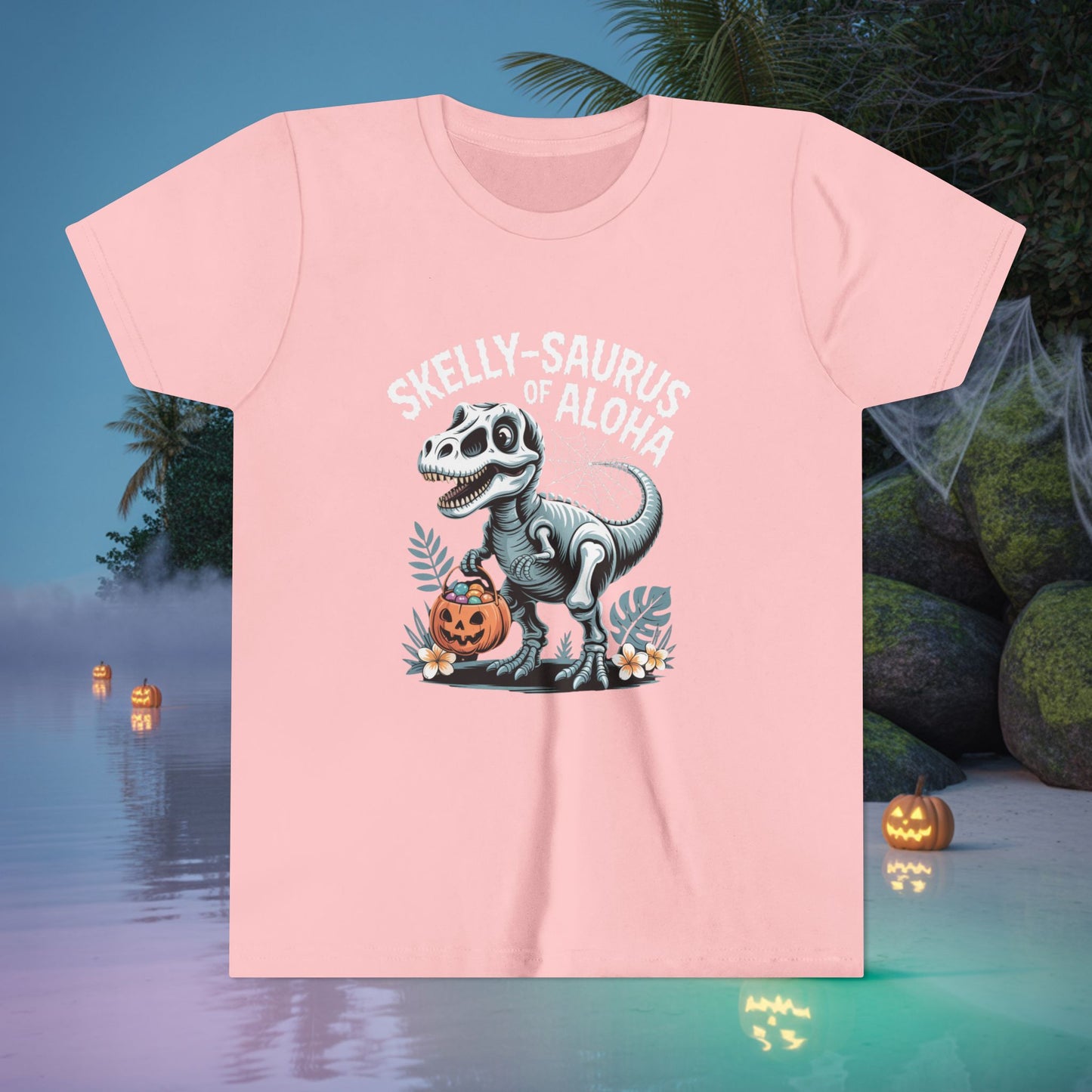 Skelly-Saurus of Aloha Kids Tee