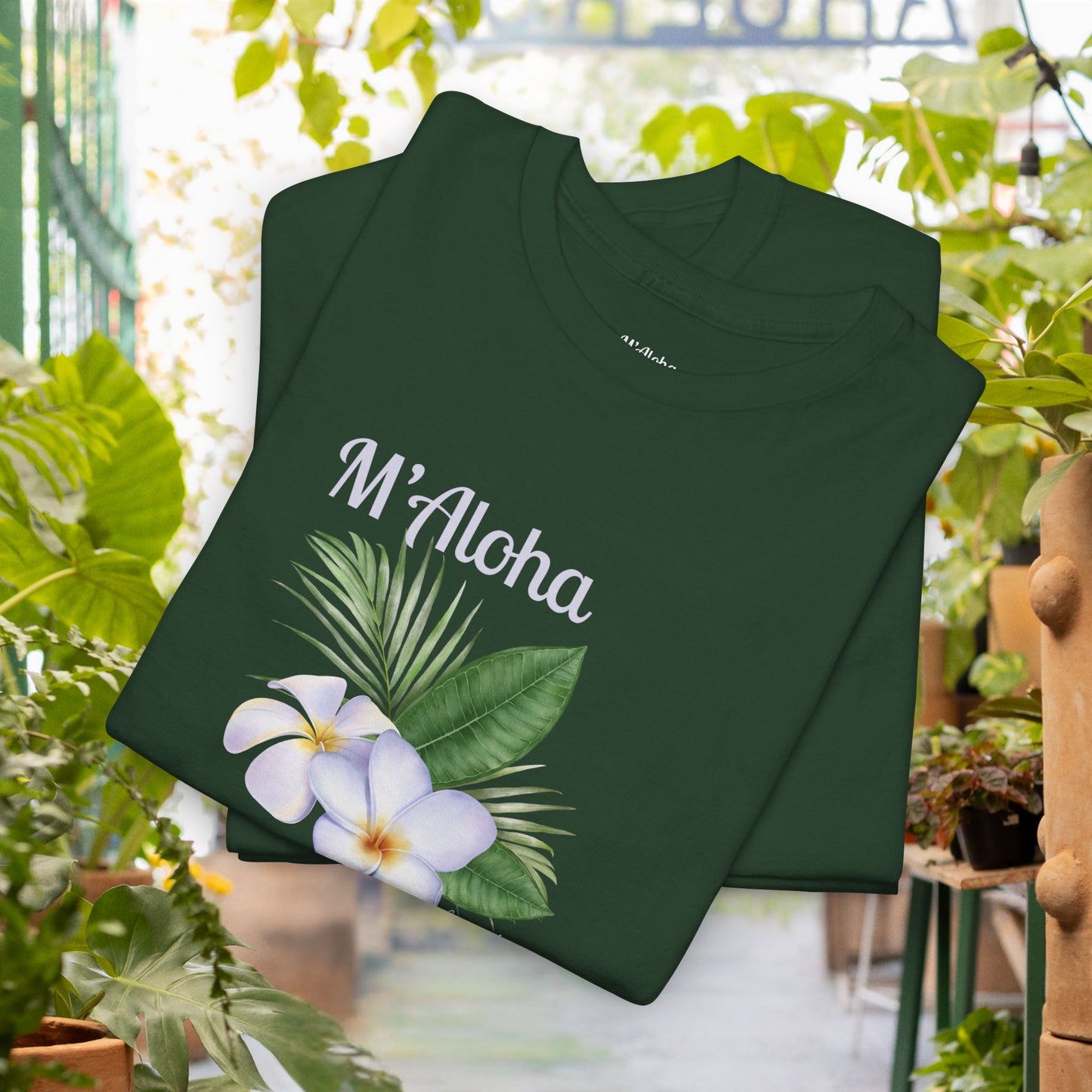 M'Aloha Flowers Woman T-Shirt