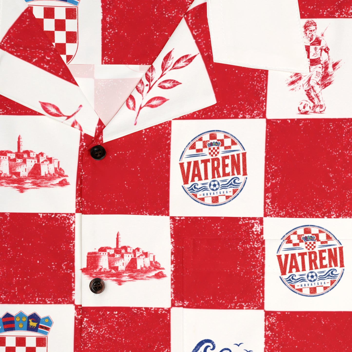Hawaiian Worldcup Shirt Croatia