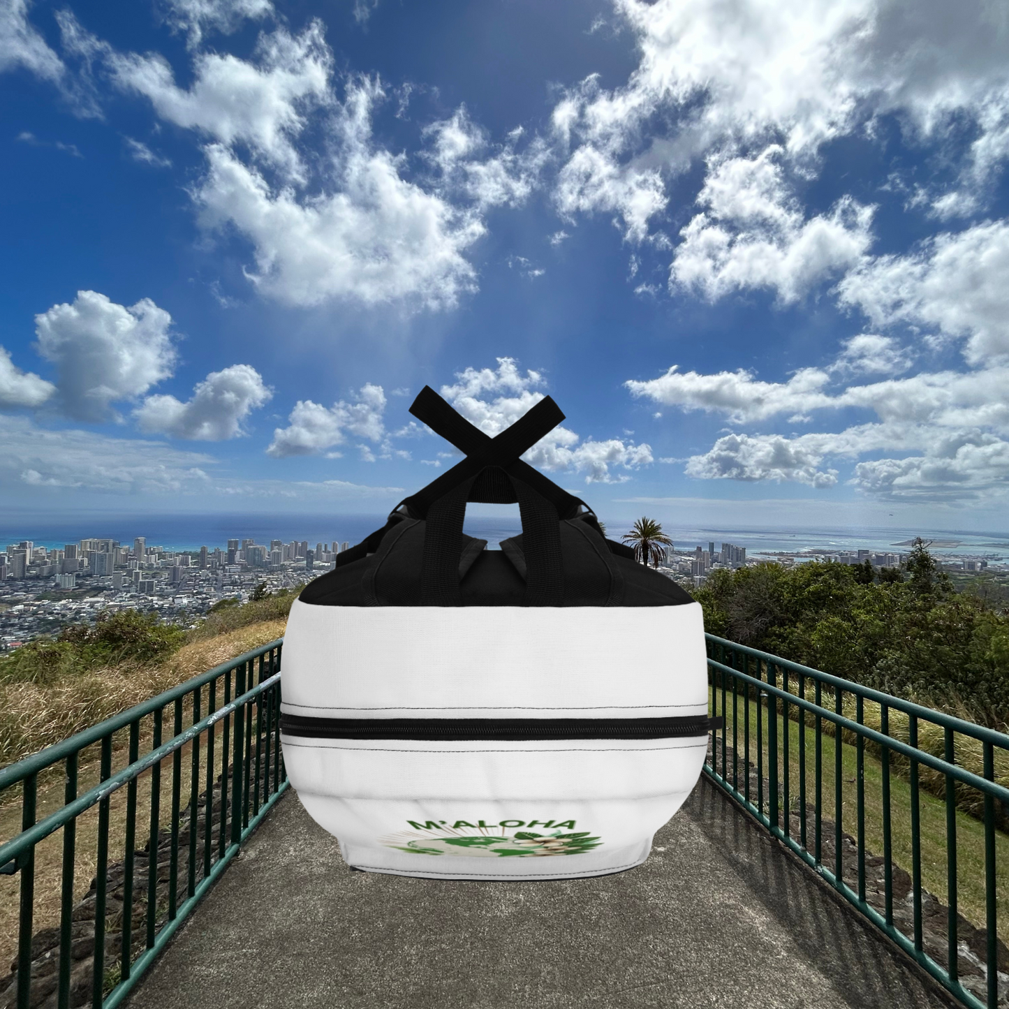 M'Aloha Earth white Backpack