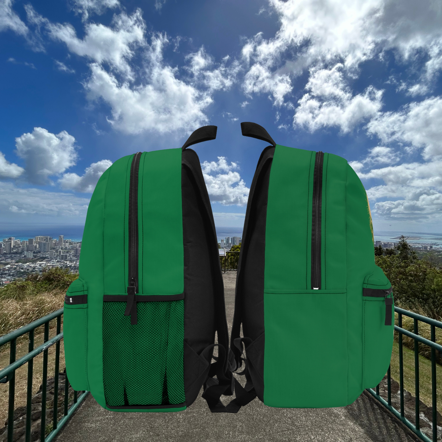 M'Aloha Earth green Backpack
