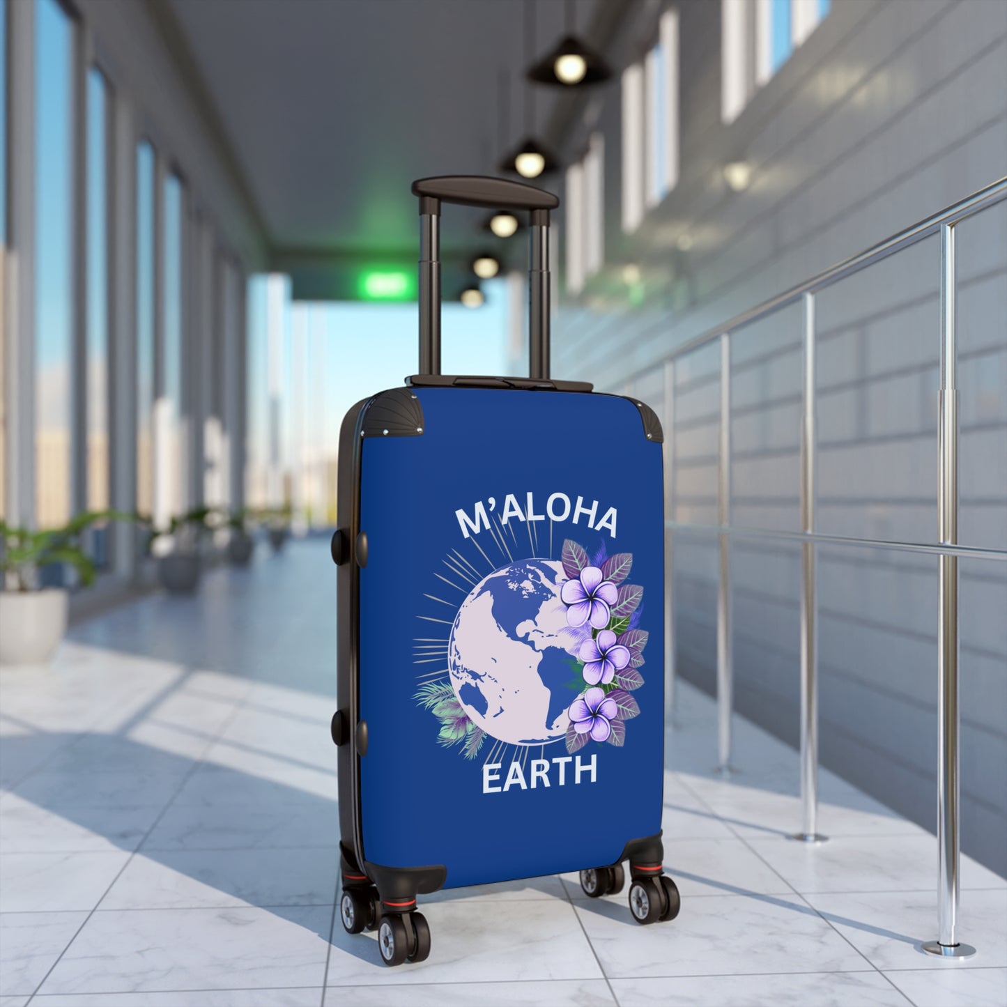 M'Aloha Earth blue Suitcase