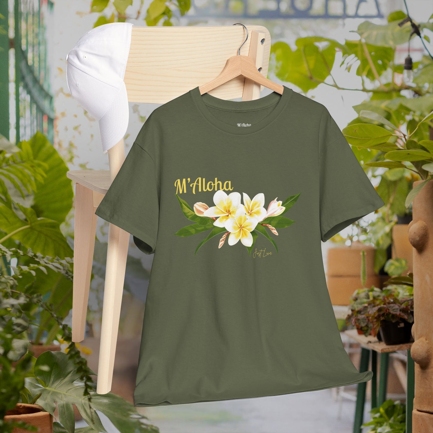 M'Aloha Flowers Woman T-Shirt