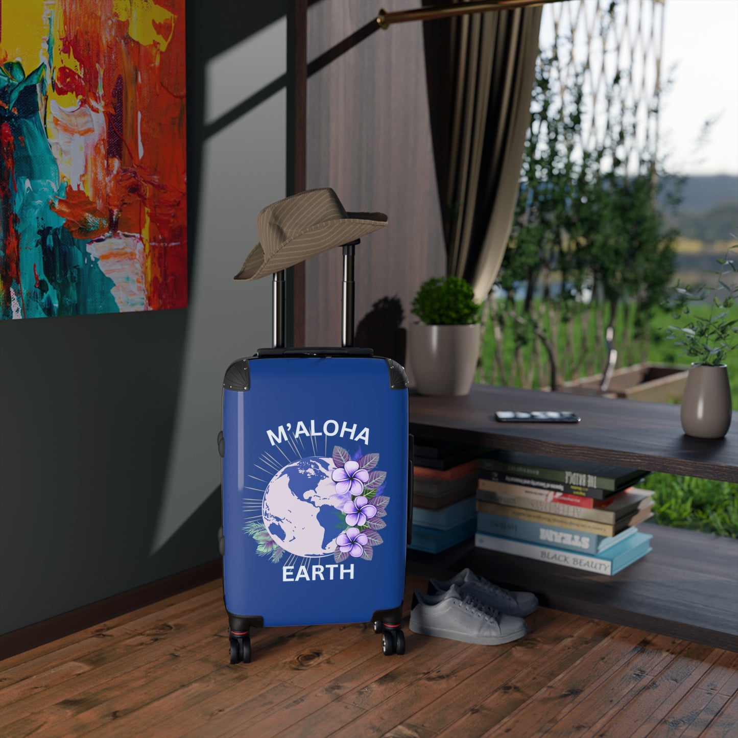 M'Aloha Earth blue Suitcase