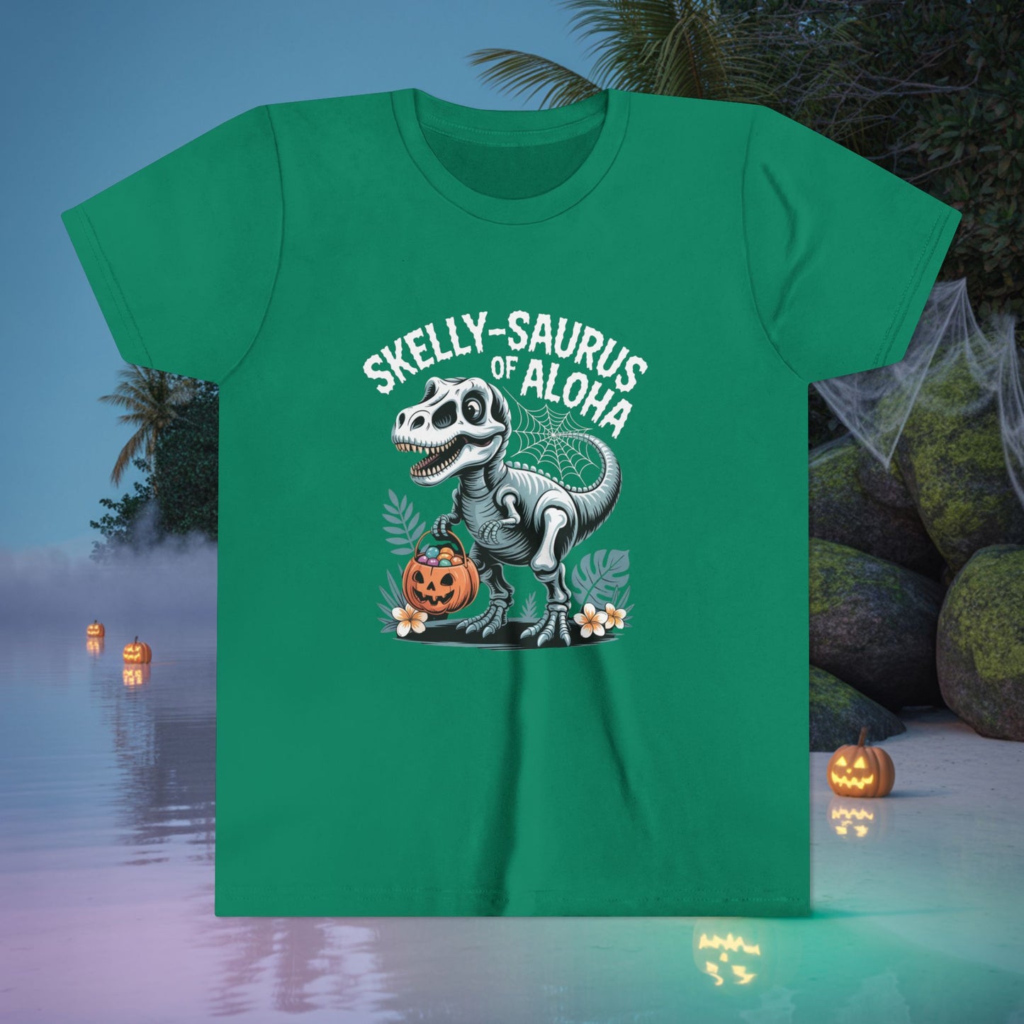 Skelly-Saurus of Aloha Kids Tee
