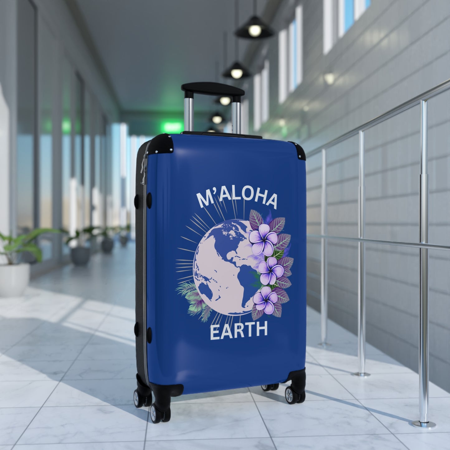 M'Aloha Earth blue Suitcase