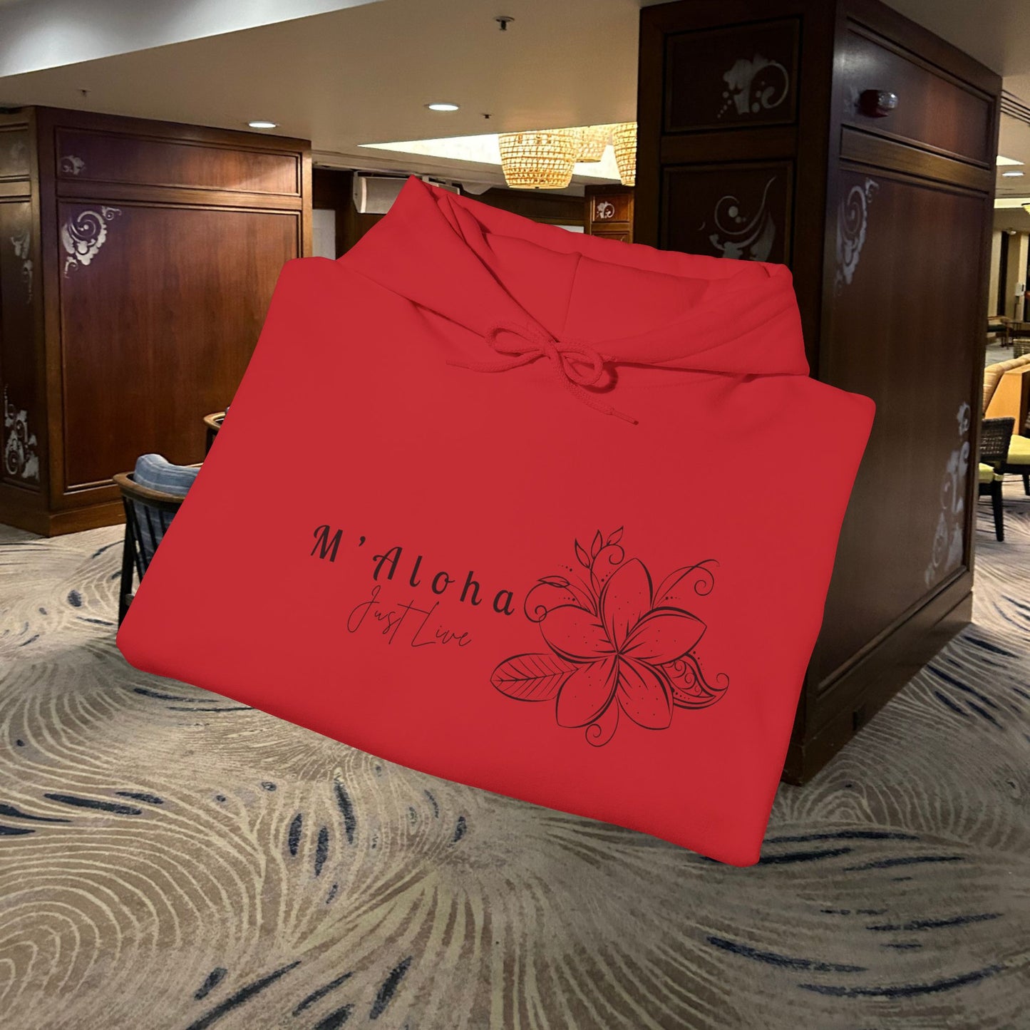 Keep Calm Plumeria - Woman Hoodie