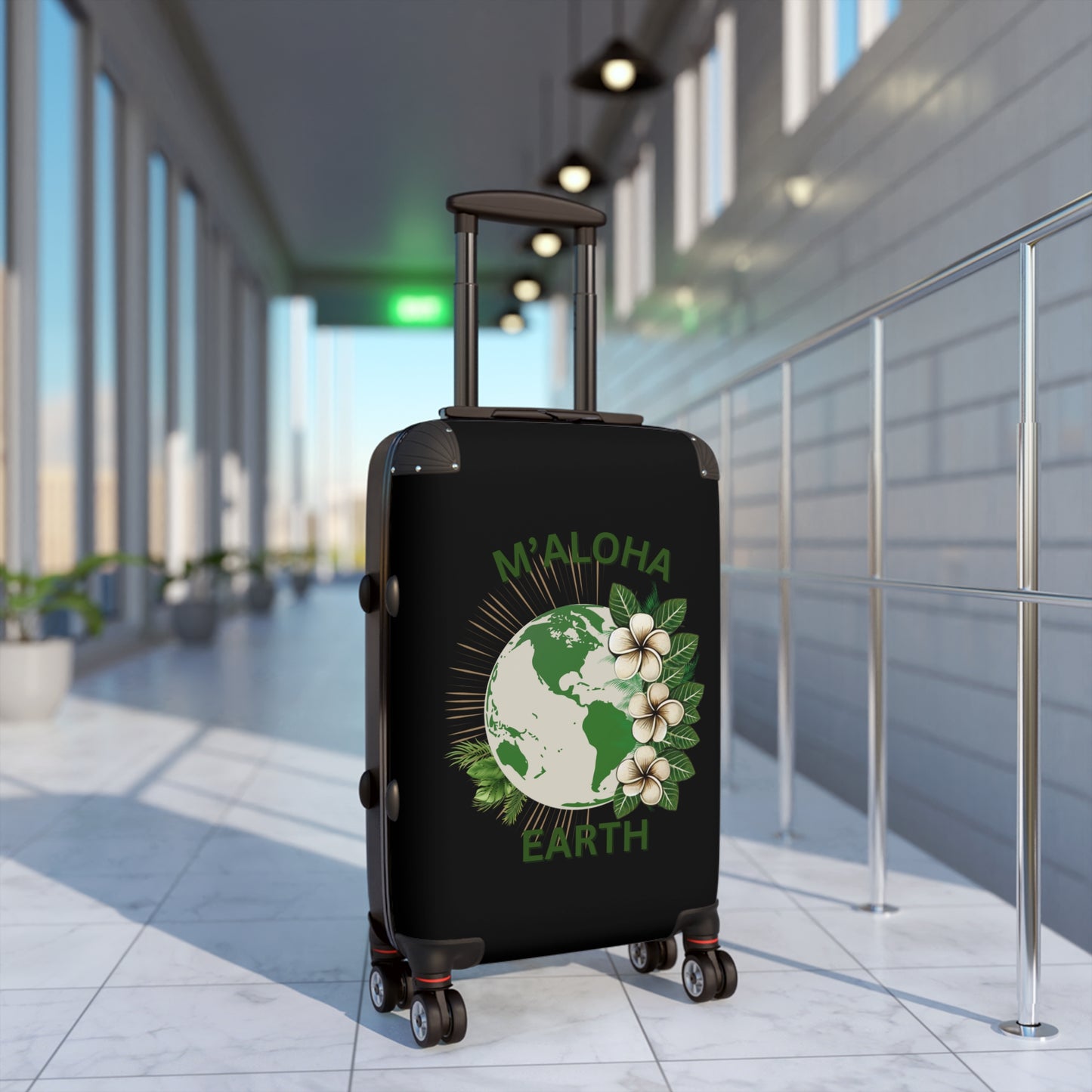 M'Aloha Earth black Suitcase
