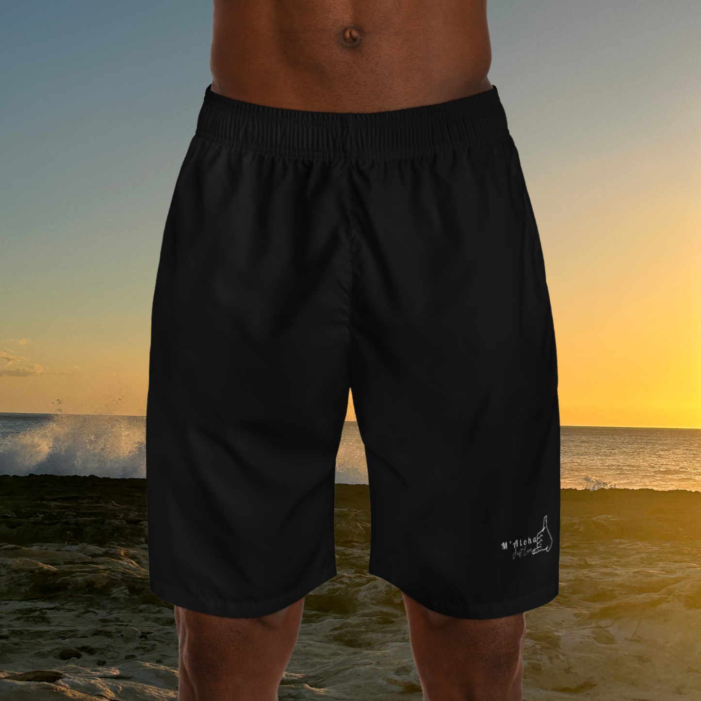 Midnight Shaka Men's Jogger Shorts