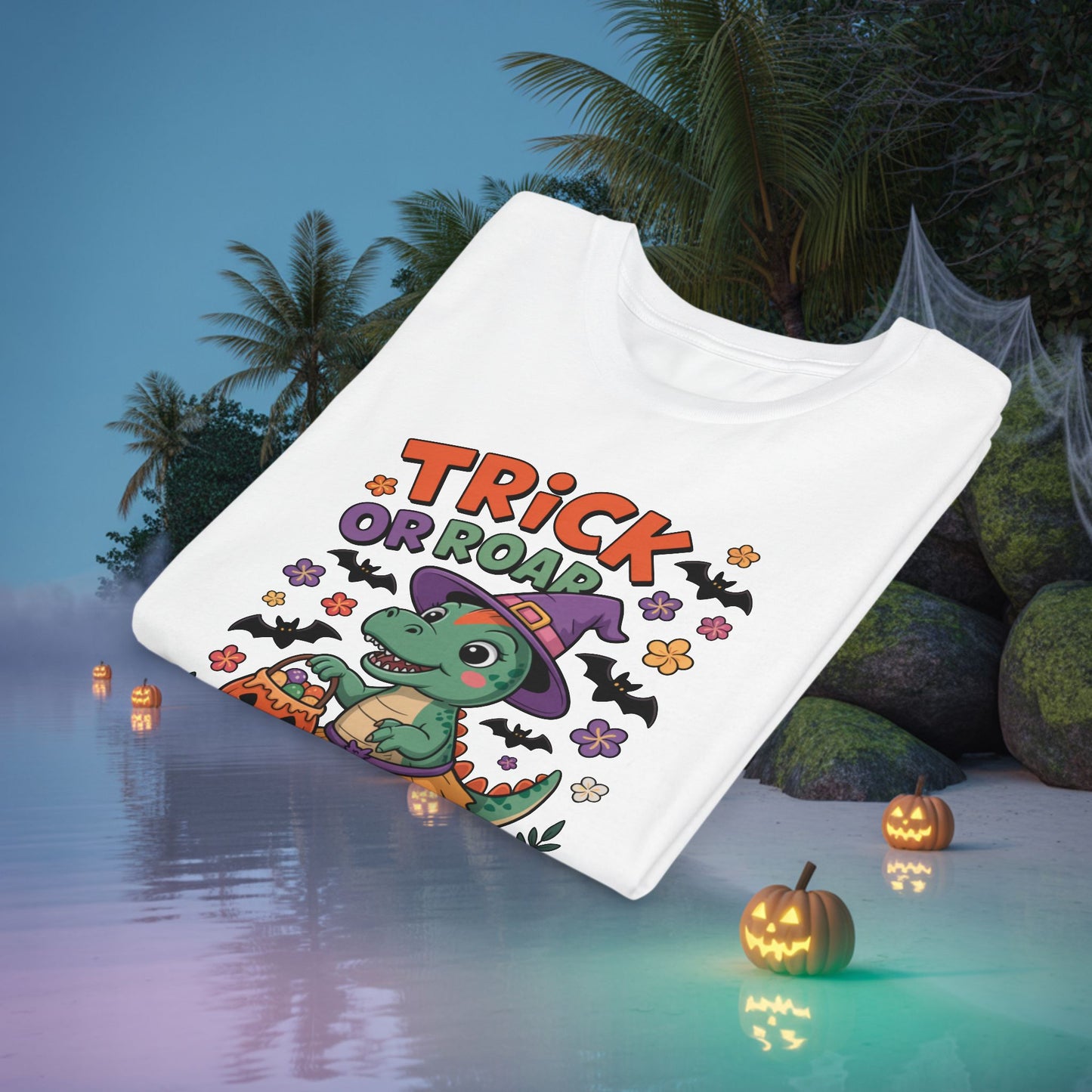 Trick or Roar Kids Tee