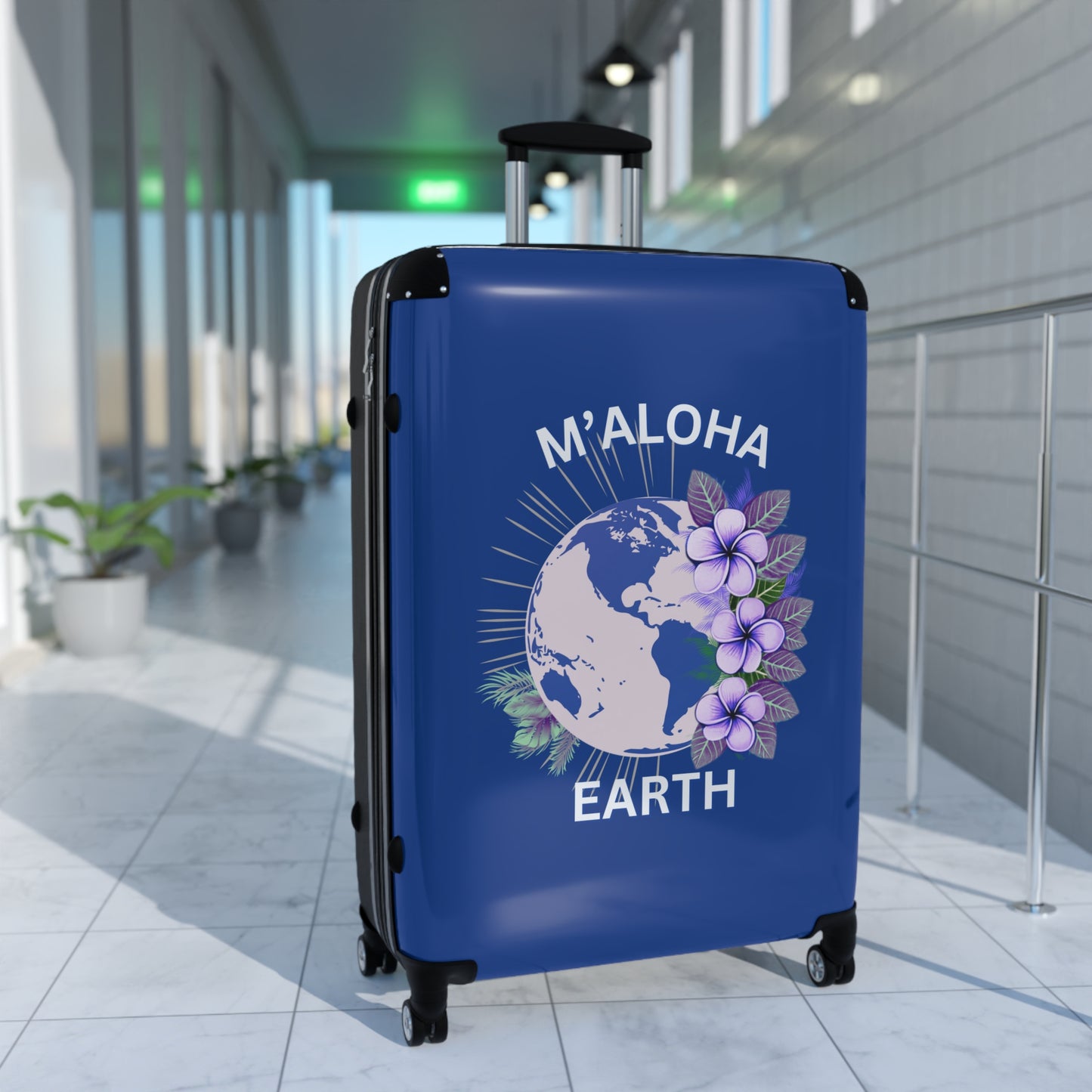 M'Aloha Earth blue Suitcase