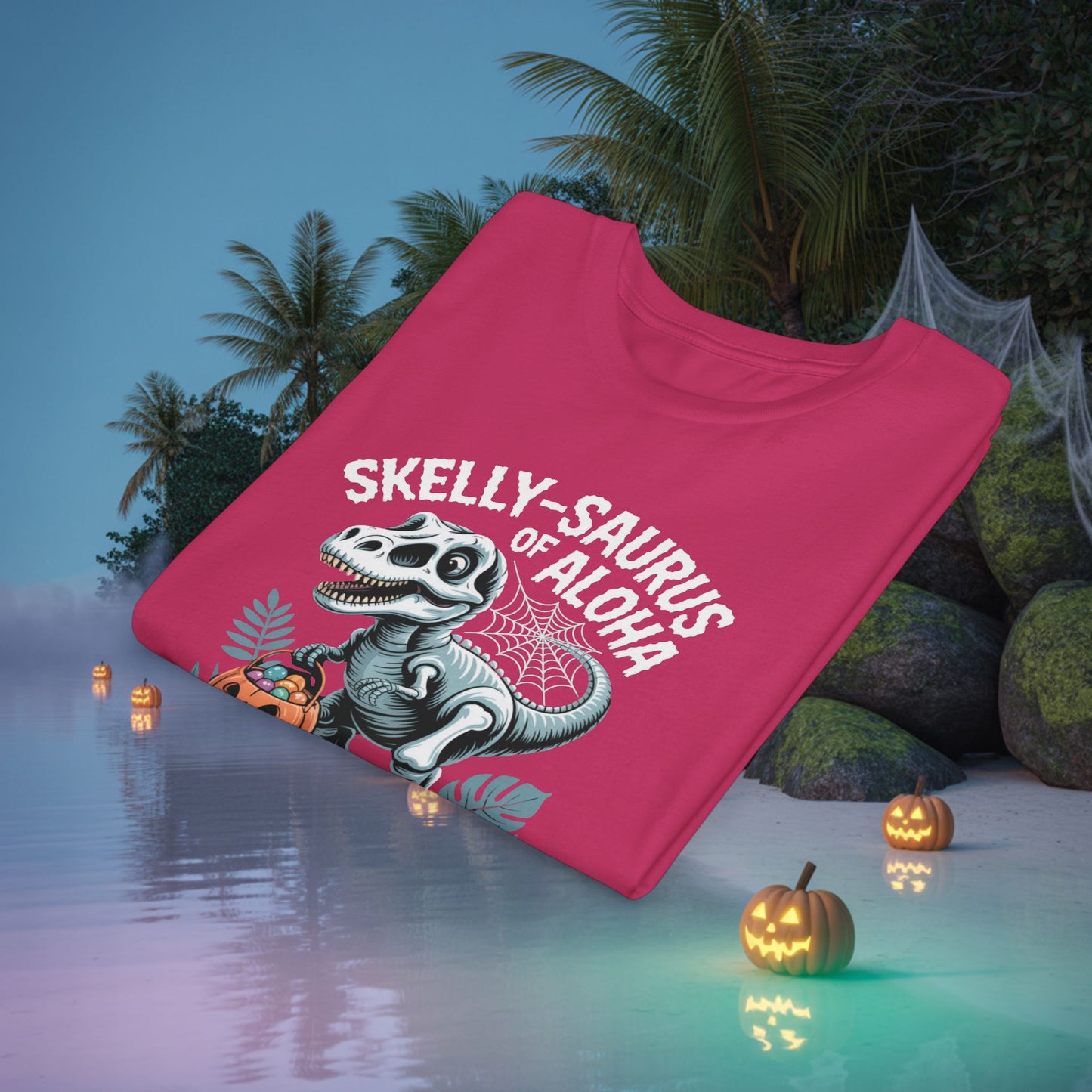 Skelly-Saurus of Aloha Kids Tee
