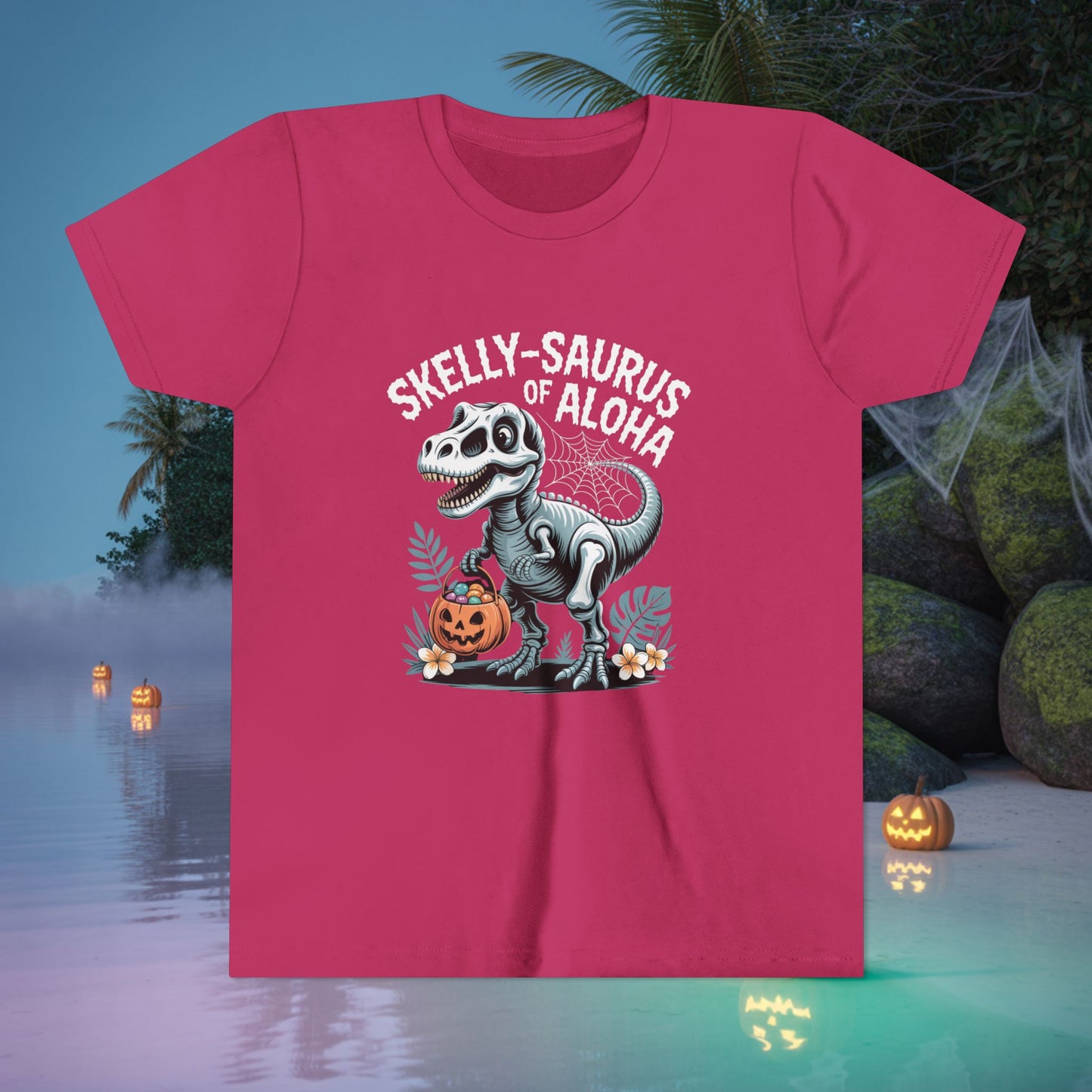 Skelly-Saurus of Aloha Kids Tee