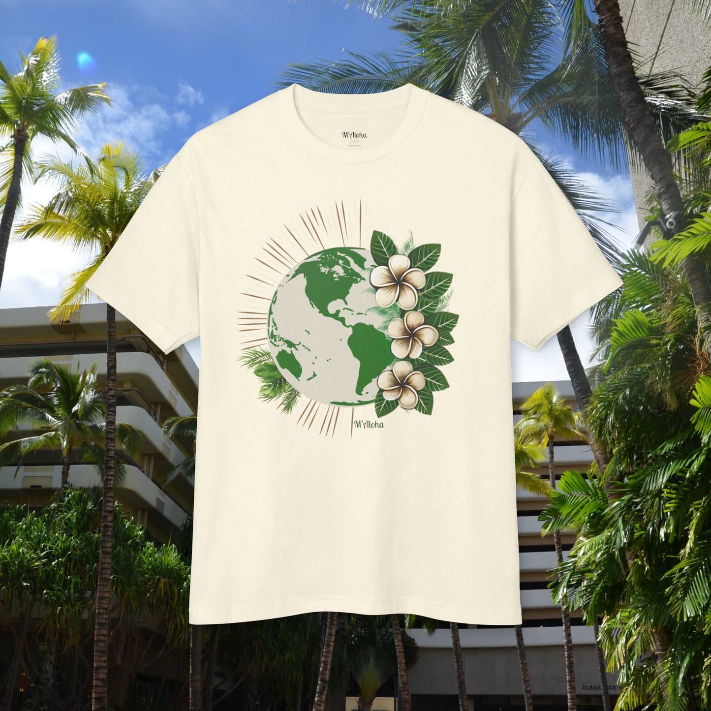M'Aloha green Earth Unisex-T-Shirt