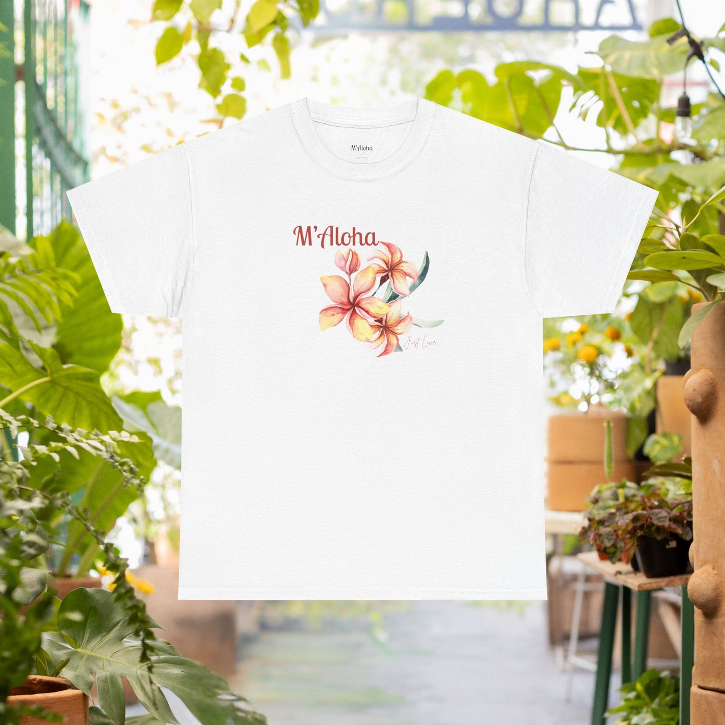 M'Aloha Flowers Woman T-Shirt