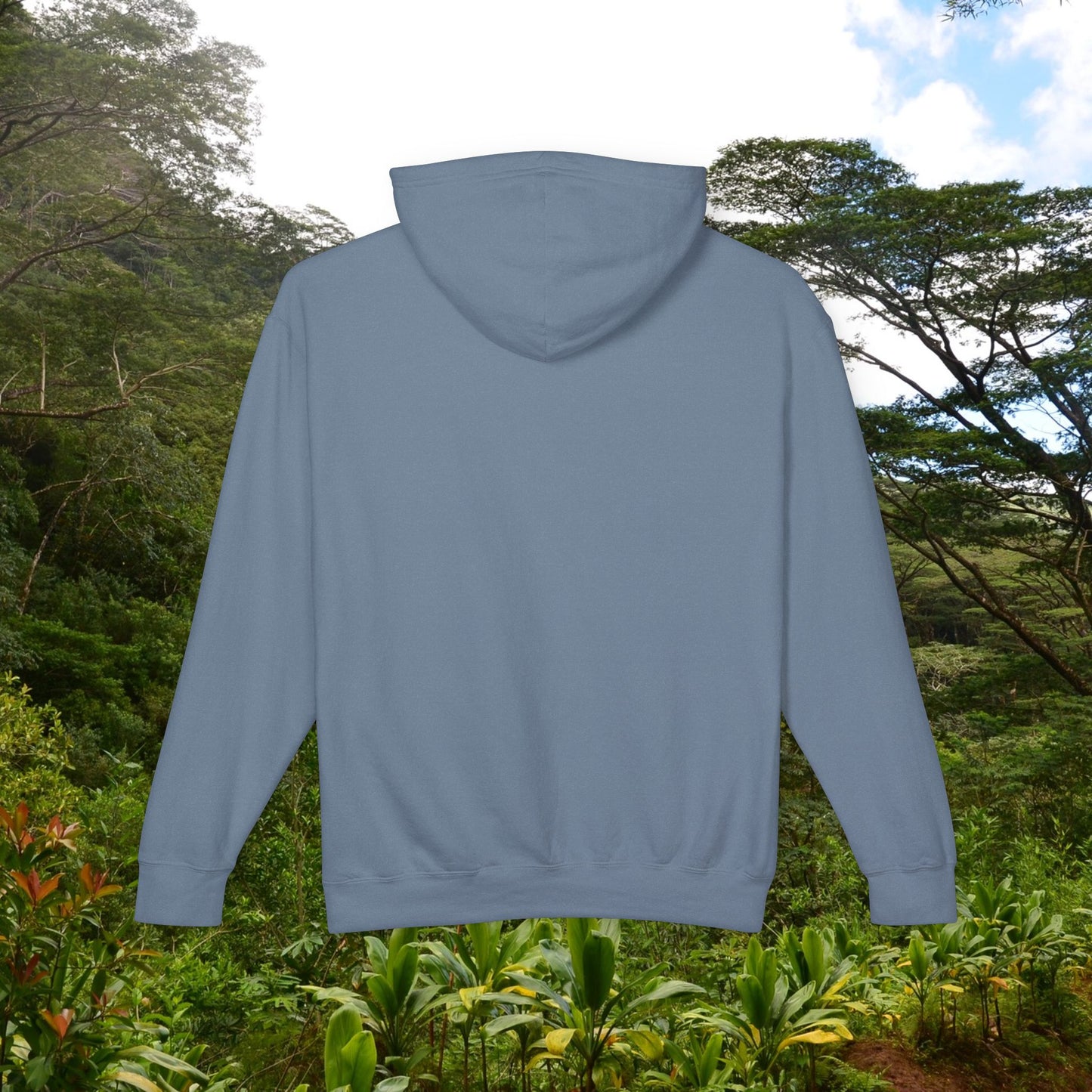M'Aloha blue Earth Lightweight Hooded Sweatshirt