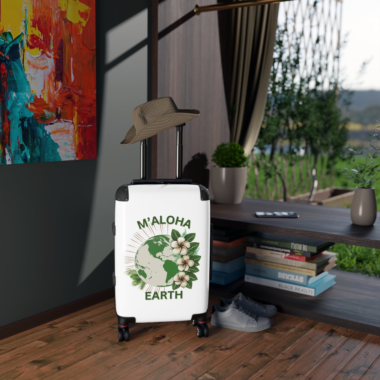 M'Aloha Earth white Suitcase